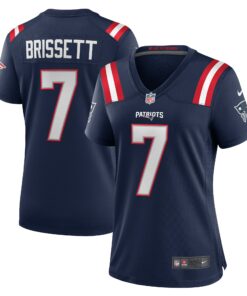 Women's New England Patriots Jacoby Brissett Navy Game Jersey JS7946 nicesnker