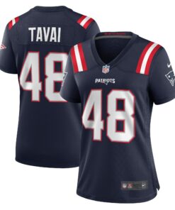 Women's New England Patriots Jahlani Tavai Navy Game Player Jersey JS1728 nicesnker