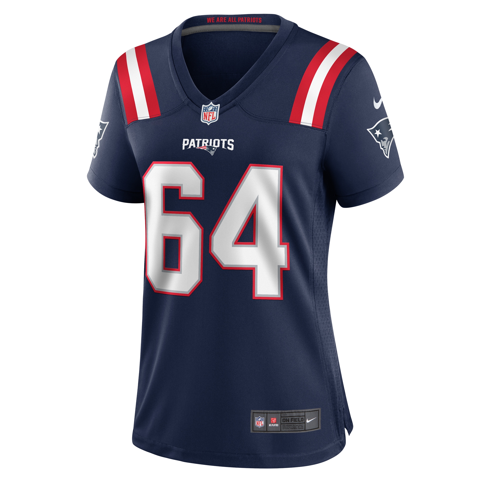 Women's New England Patriots Layden Robinson Navy Game Jersey JS3539 nicesnker - Image 2