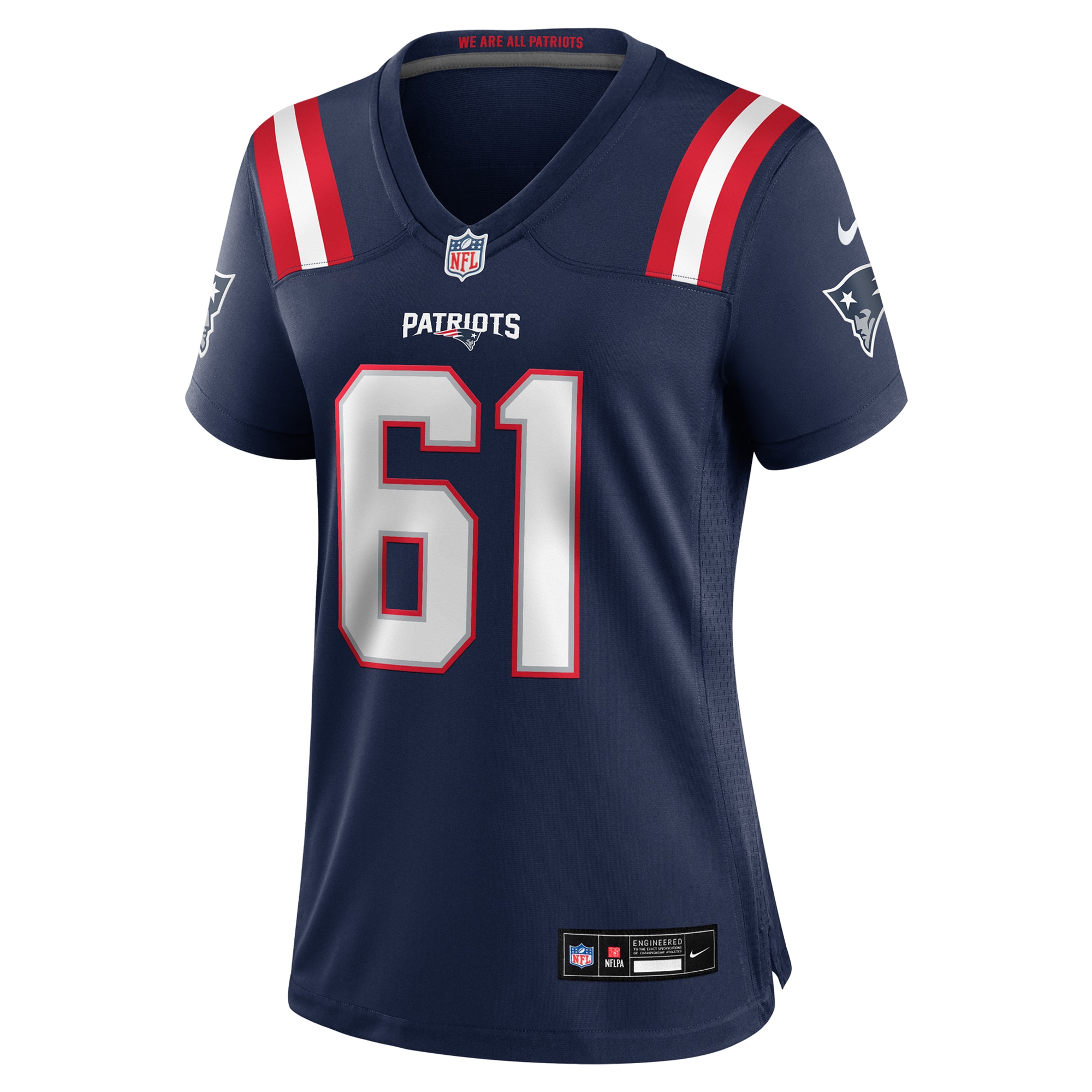 Women's New England Patriots Lester Cotton Sr. Navy Team Game Jersey JS3019 nicesnker - Image 2