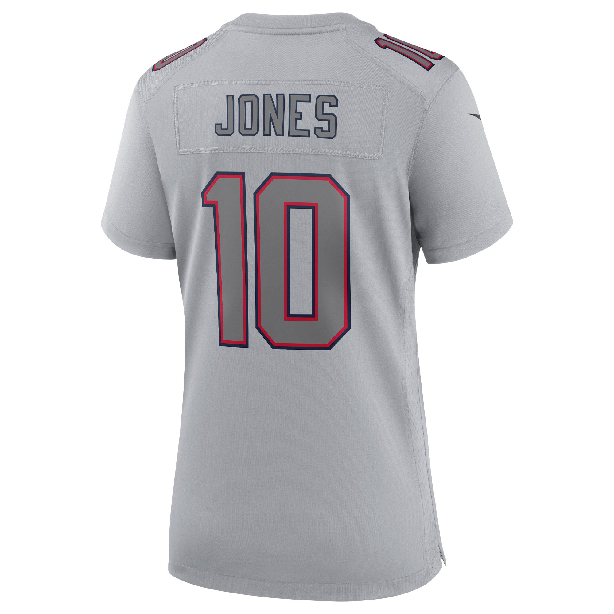 Women's New England Patriots Mac Jones Gray Atmosphere Fashion Game Jersey JS9644 nicesnker - Image 3