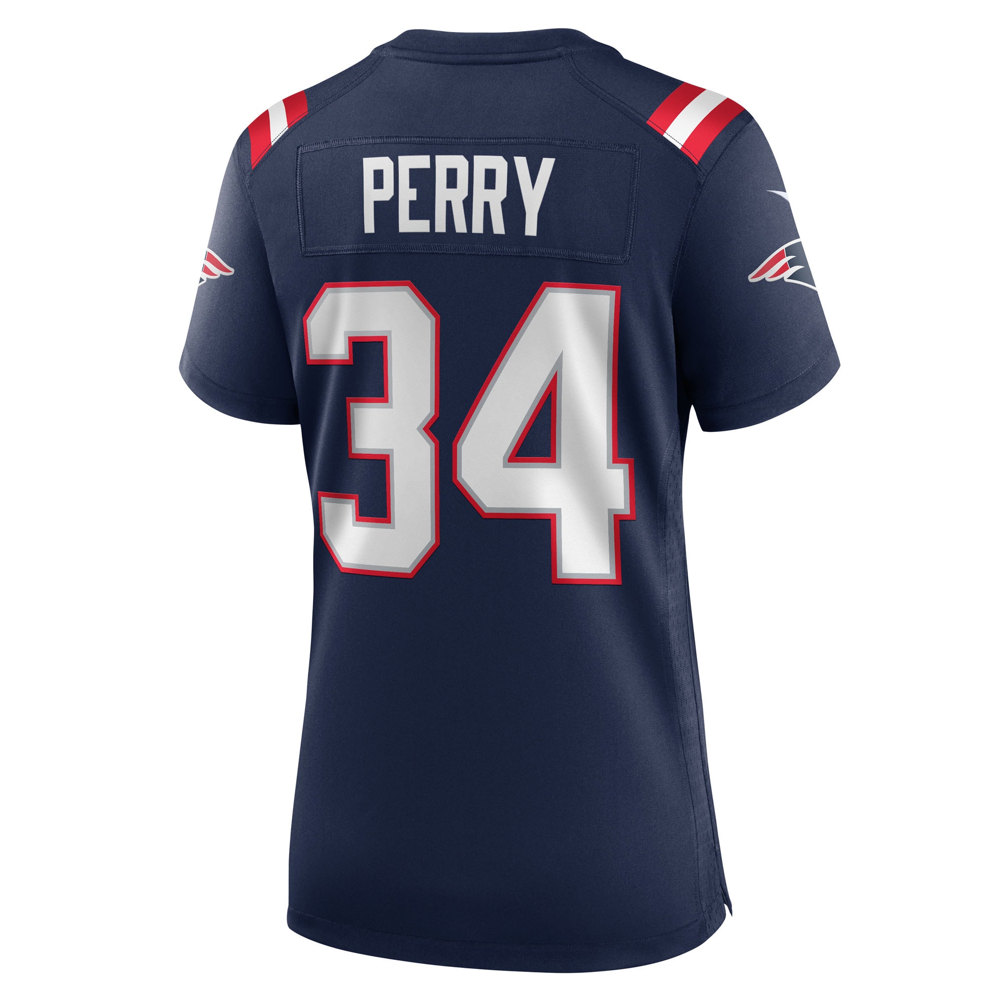 Women's New England Patriots Mark Perry Navy Team Game Jersey JS8534 nicesnker - Image 3