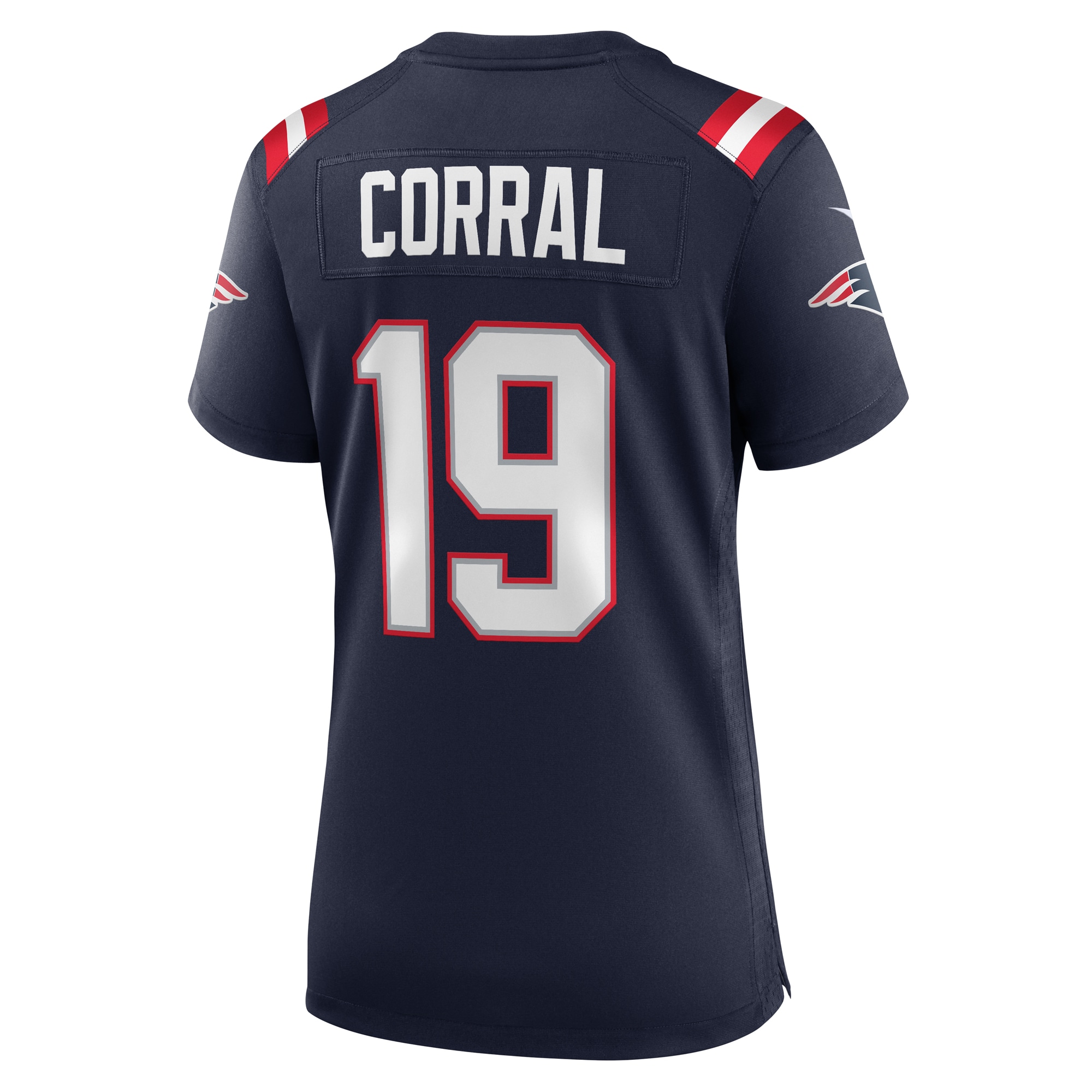 Women's New England Patriots Matt Corral Navy Team Game Jersey JS9719 nicesnker - Image 3