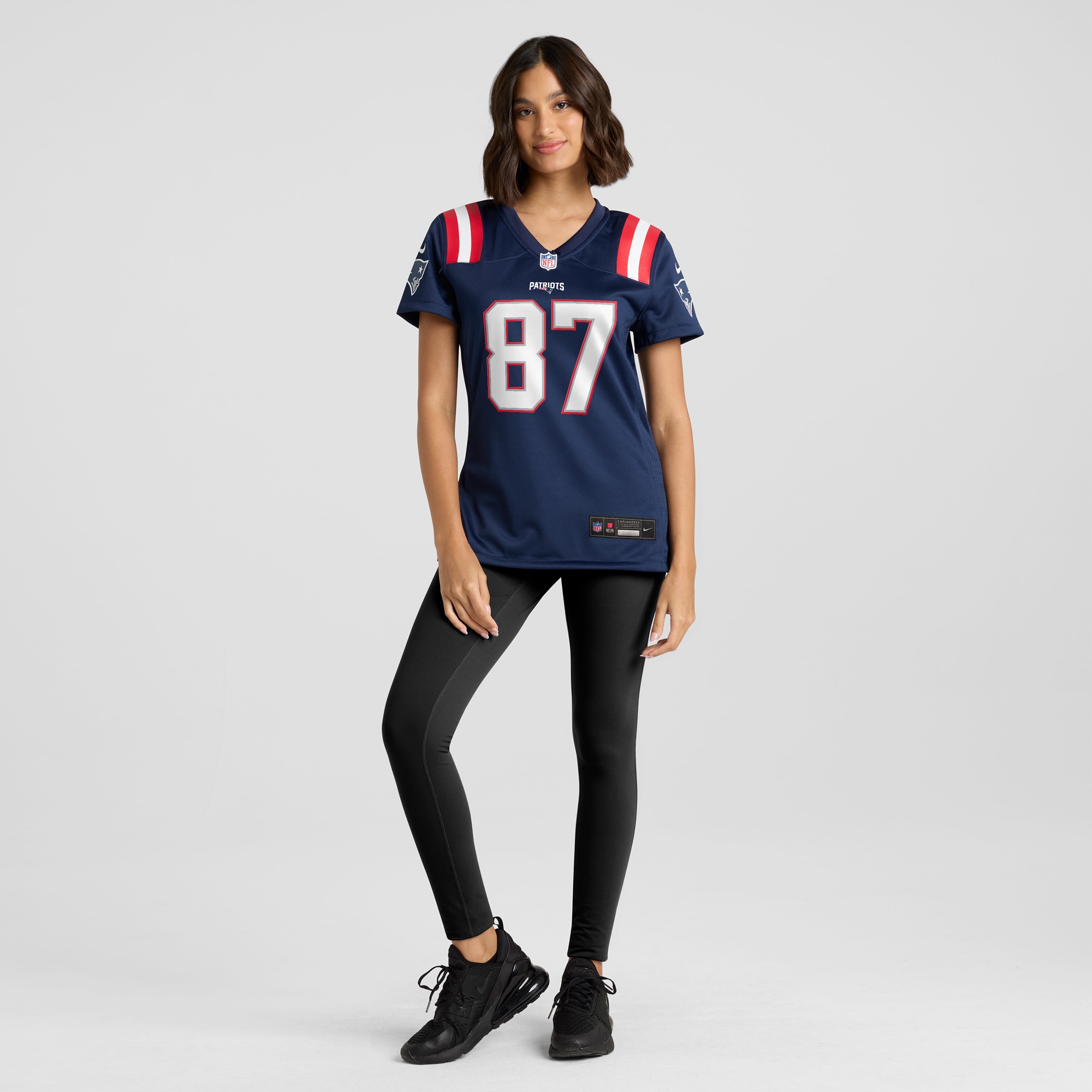 Women's New England Patriots Matt Sokol Navy Game Player Jersey JS2745 nicesnker - Image 4