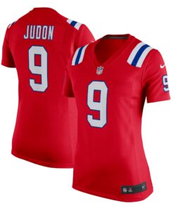 Women's New England Patriots Matthew Judon Red Alternate Game Jersey JS2908 nicesnker