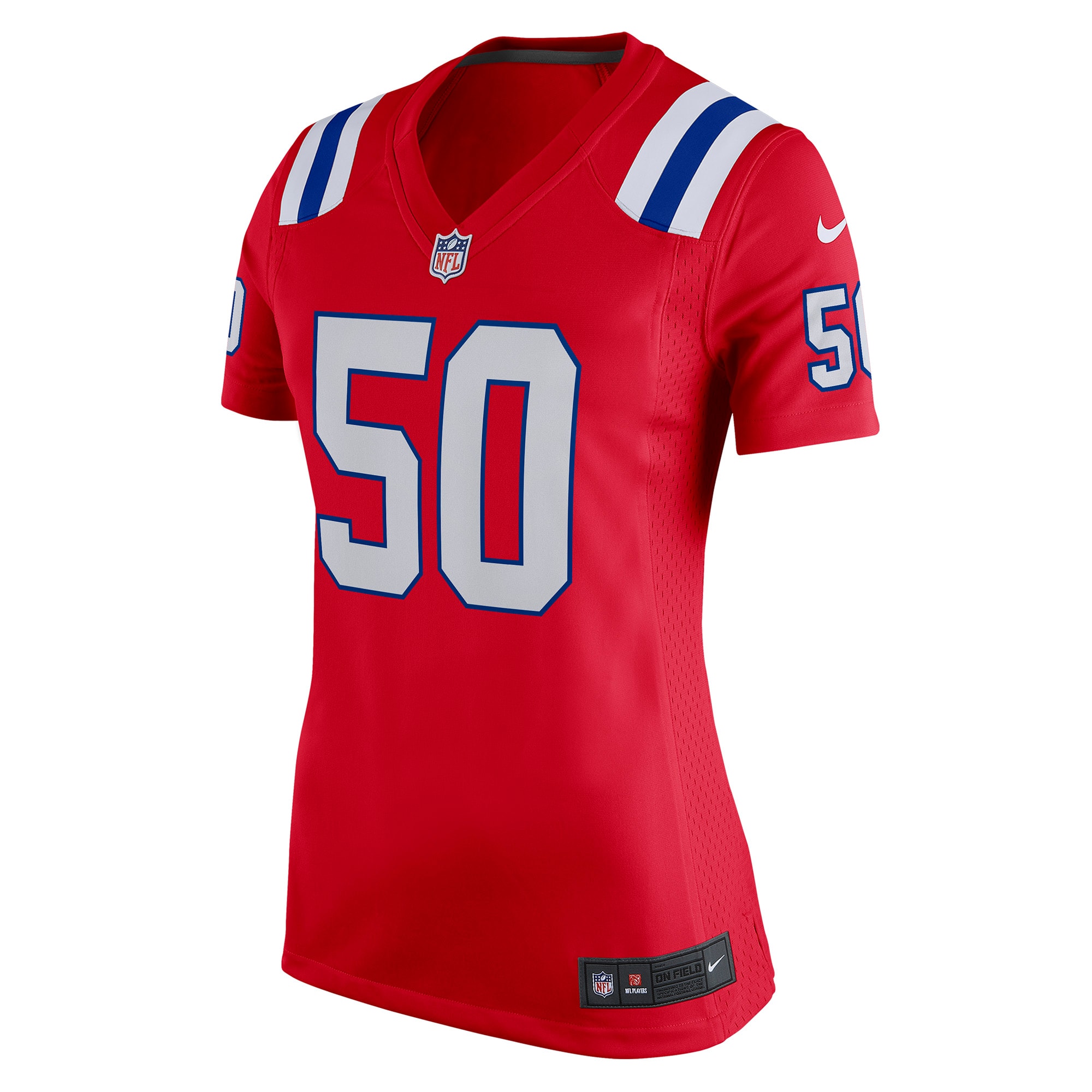 Women's New England Patriots Mike Vrabel Red Retired Game Jersey JS6375 nicesnker - Image 2