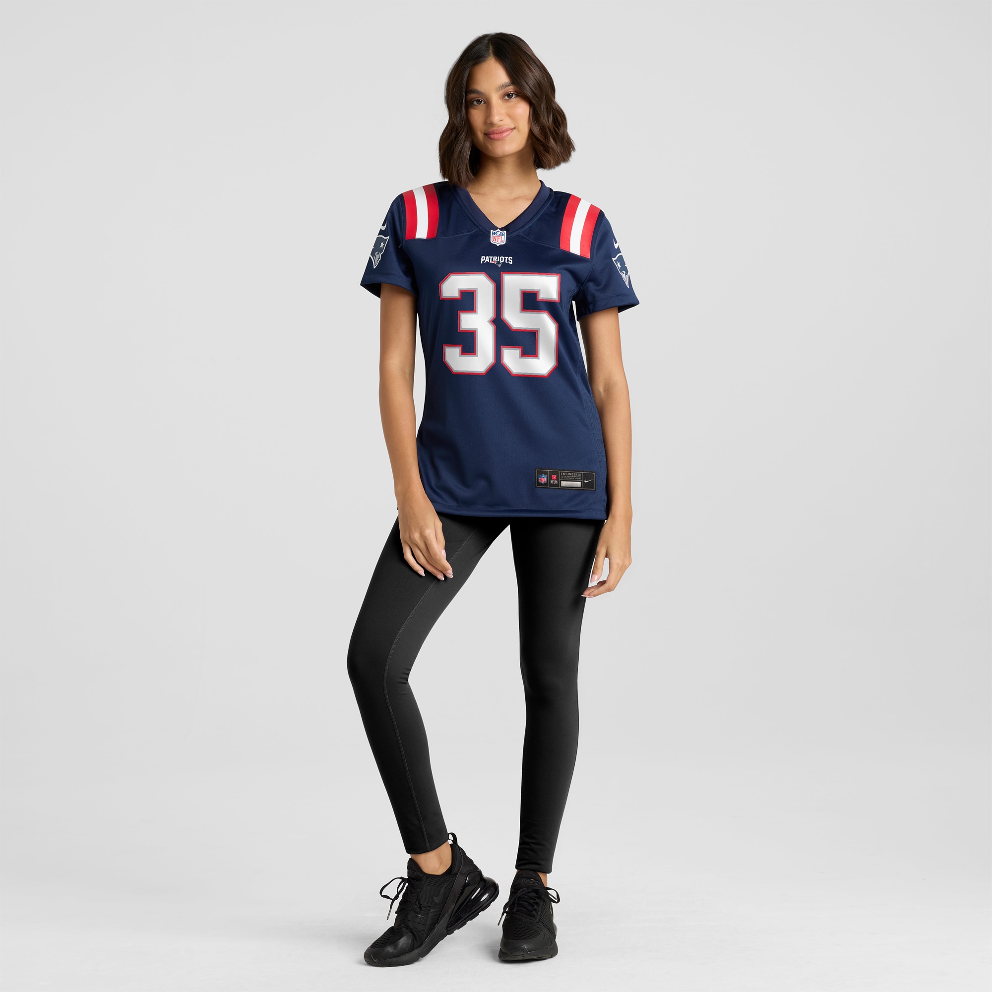 Women's New England Patriots Miles Battle Navy Game Jersey JS7117 nicesnker - Image 4