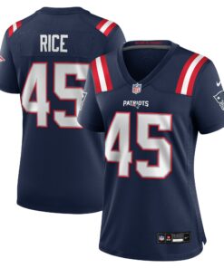 Women's New England Patriots Monty Rice Navy Game Jersey JS6632 nicesnker