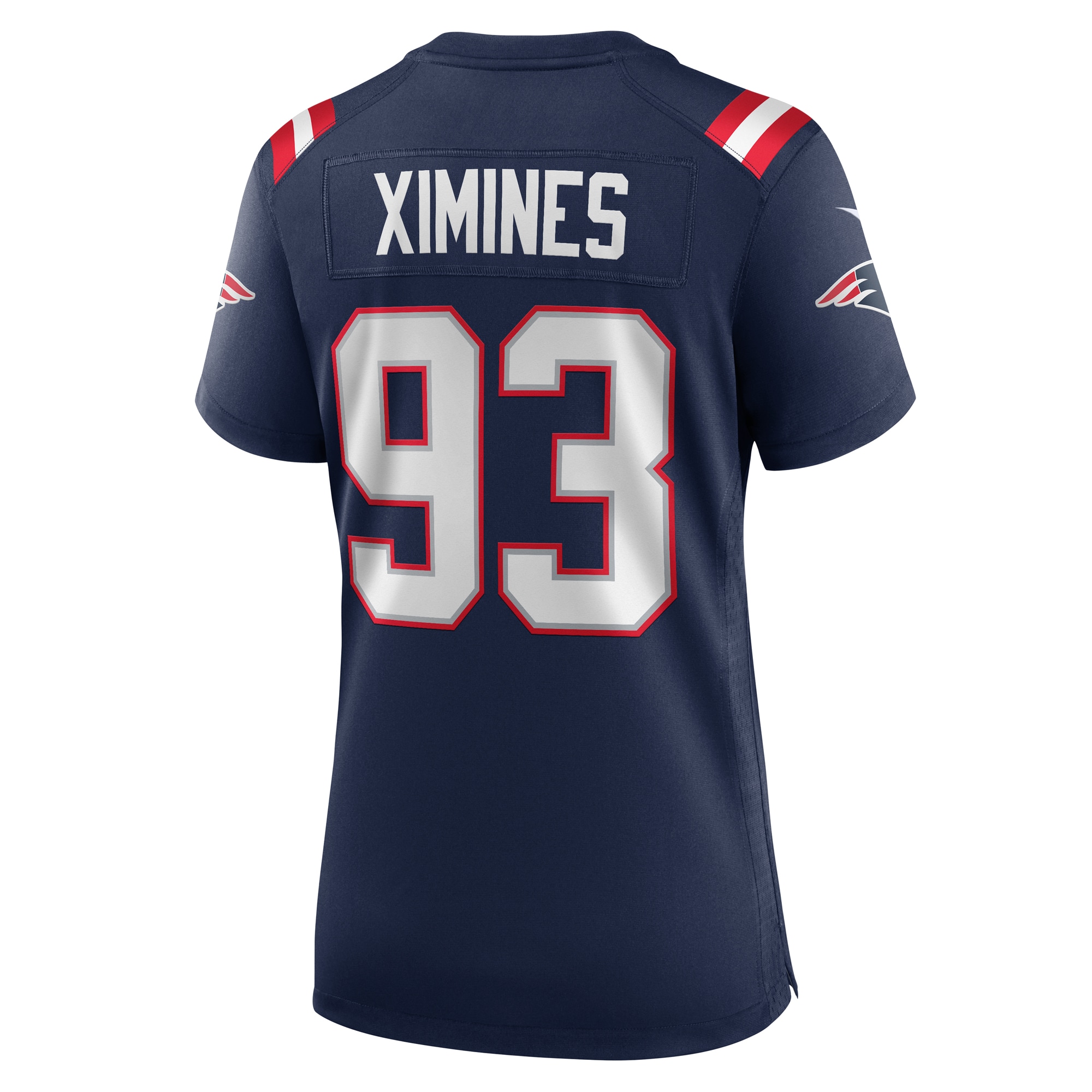 Women's New England Patriots Oshane Ximines Navy Game Jersey JS1150 nicesnker - Image 3