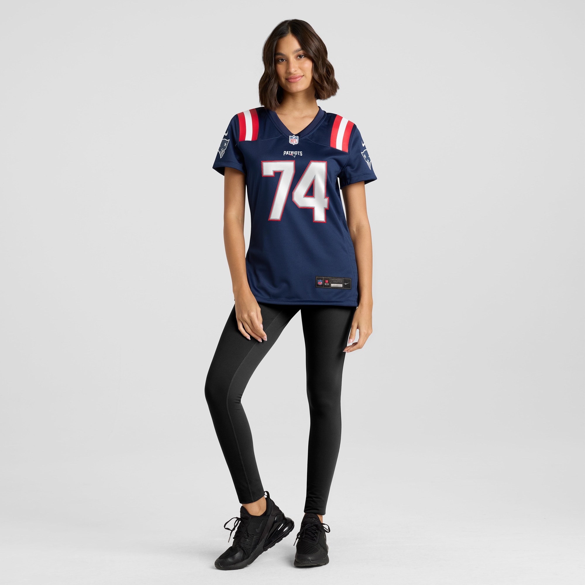 Women's New England Patriots Riley Reiff Navy Game Jersey JS6008 nicesnker - Image 4