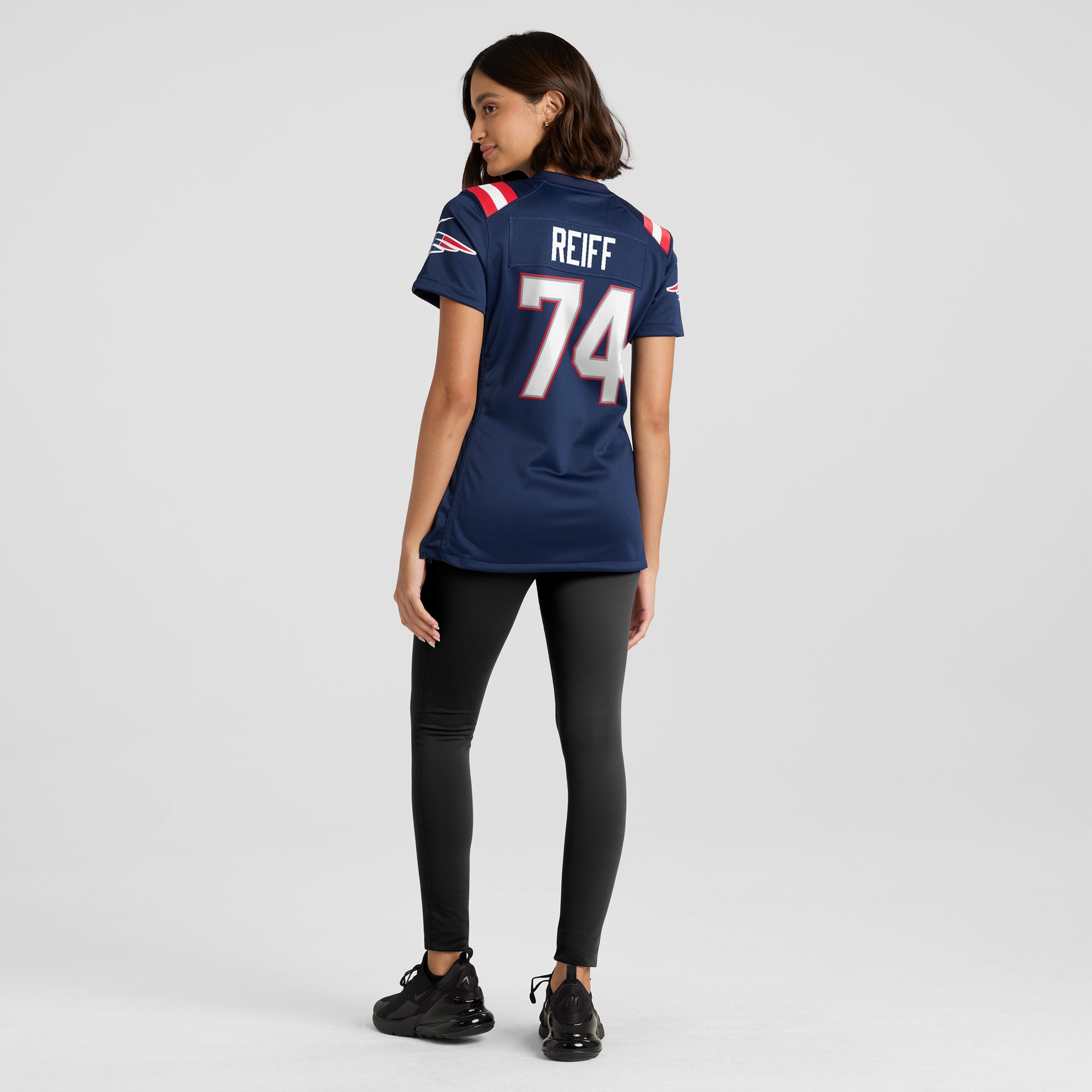Women's New England Patriots Riley Reiff Navy Game Jersey JS6008 nicesnker - Image 5