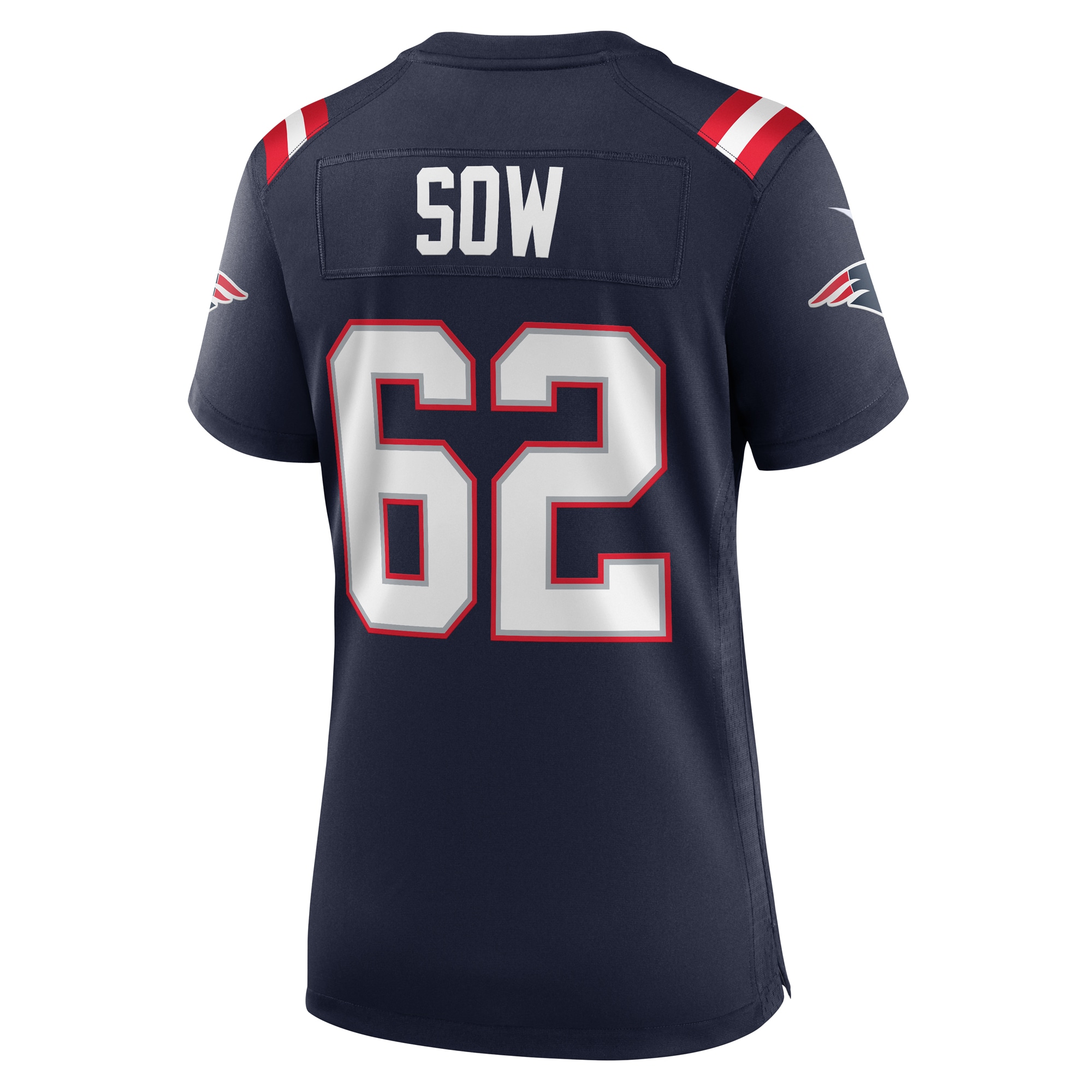 Women's New England Patriots Sidy Sow Navy Team Game Jersey JS7637 nicesnker - Image 3