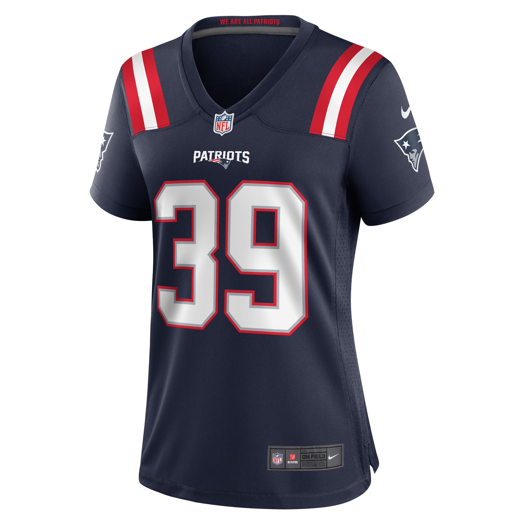 Women's New England Patriots Tae Hayes Navy Home Game Player Jersey JS2007 nicesnker - Image 2