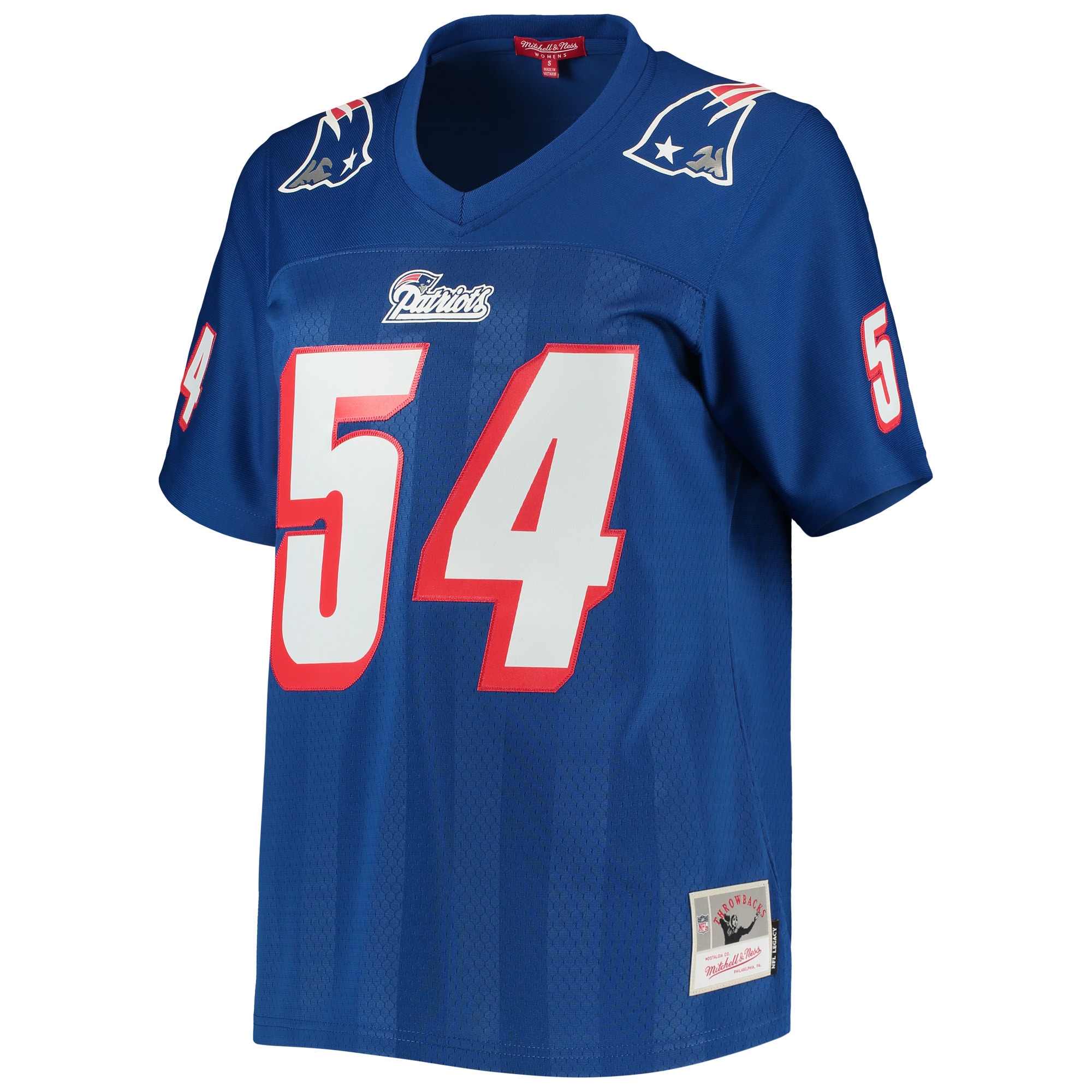 Women's New England Patriots Tedy Bruschi Mitchell & Ness Royal Legacy Player Jersey JS5070 nicesnker - Image 2