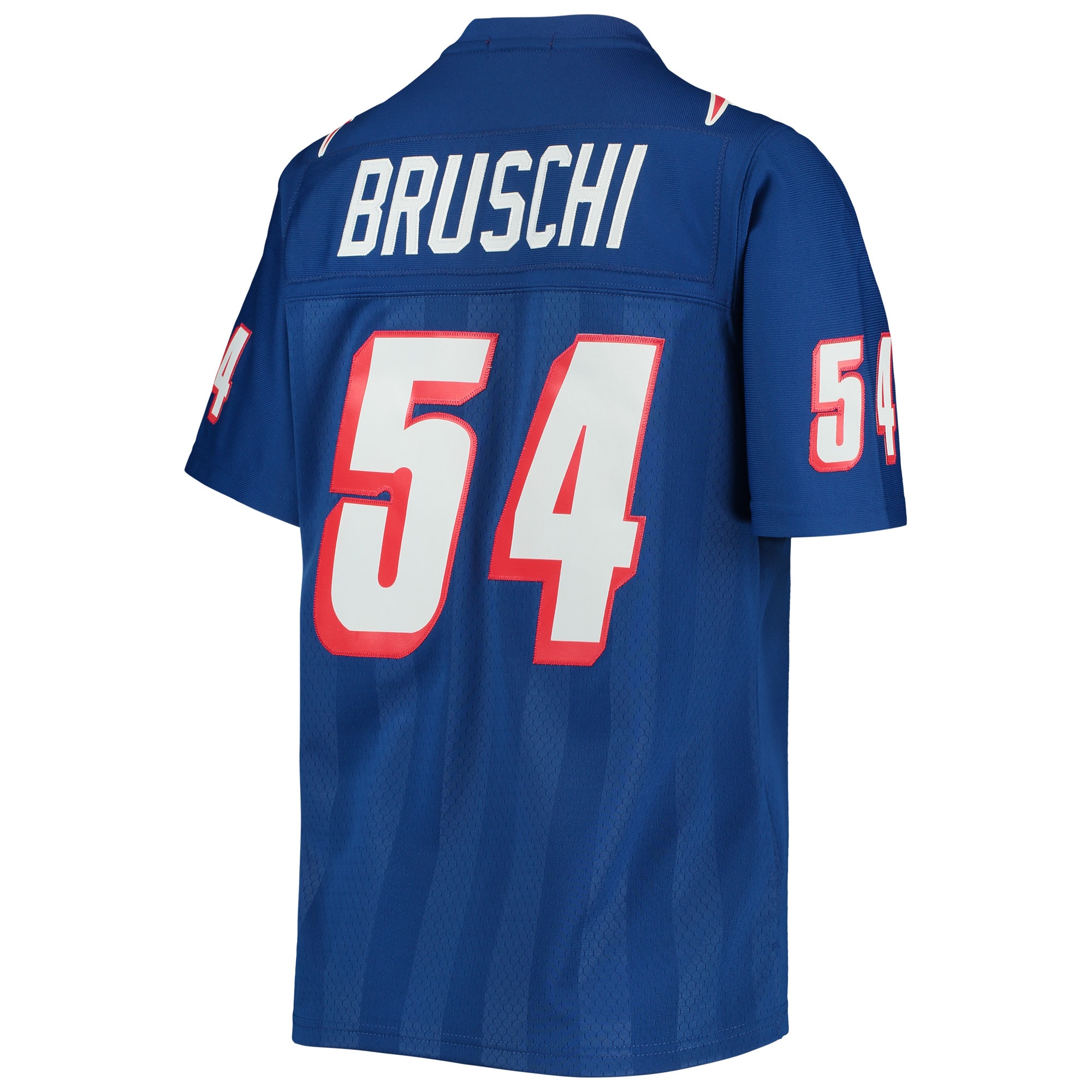 Women's New England Patriots Tedy Bruschi Mitchell & Ness Royal Legacy Player Jersey JS5070 nicesnker - Image 3