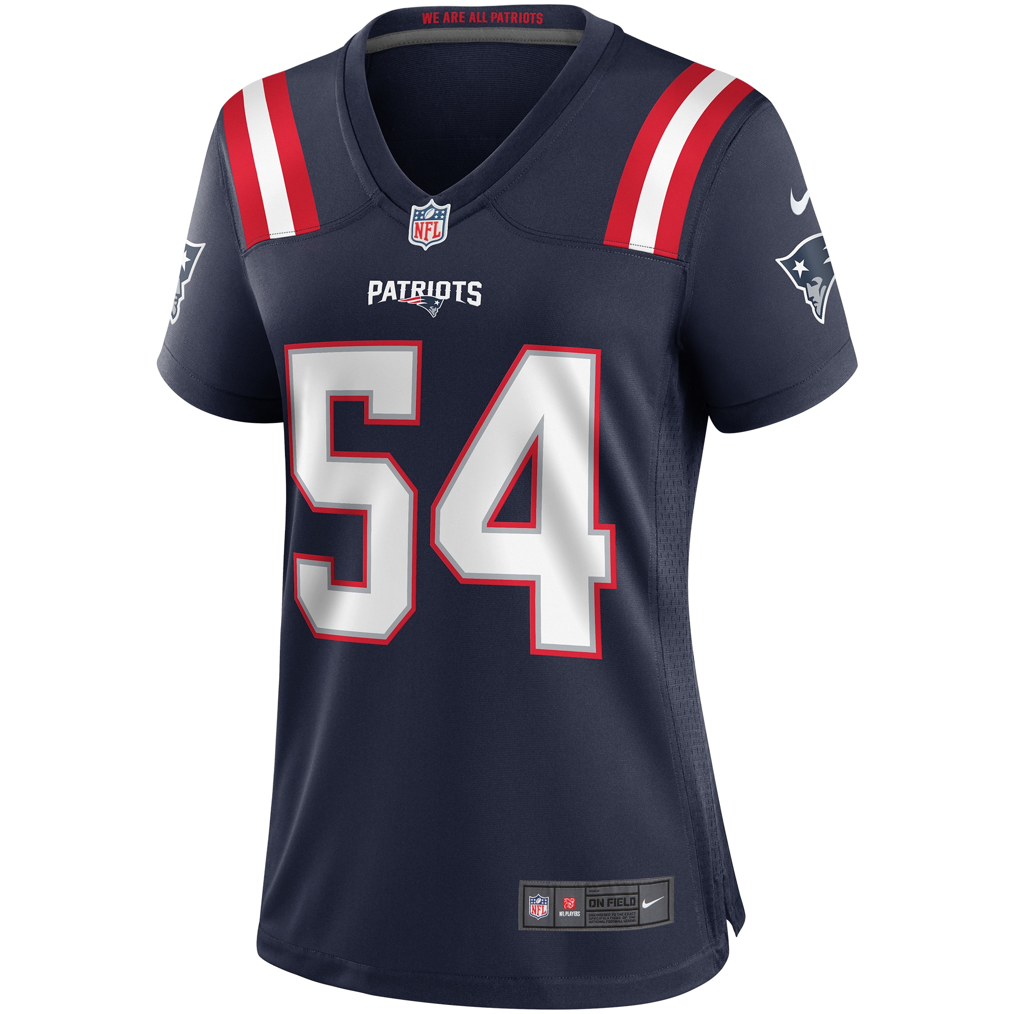 Women's New England Patriots Tedy Bruschi Navy Game Retired Player Jersey JS7589 nicesnker - Image 2