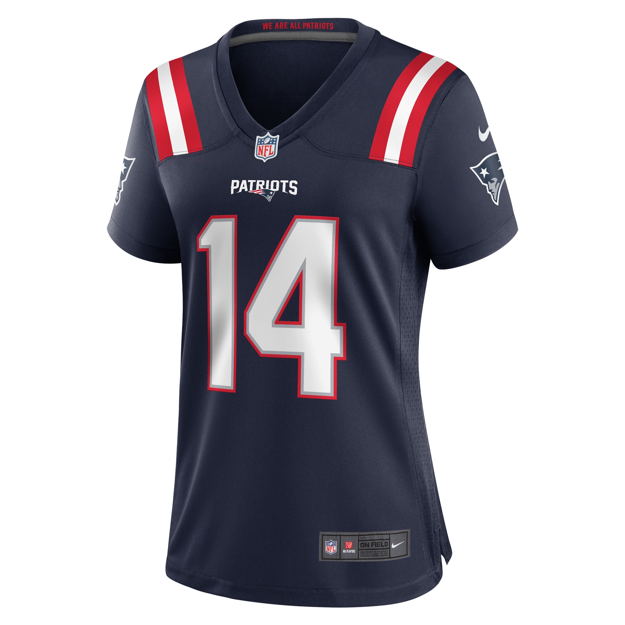 Women's New England Patriots Tristan Vizcaino Navy Home Game Player Jersey JS7923 nicesnker - Image 2