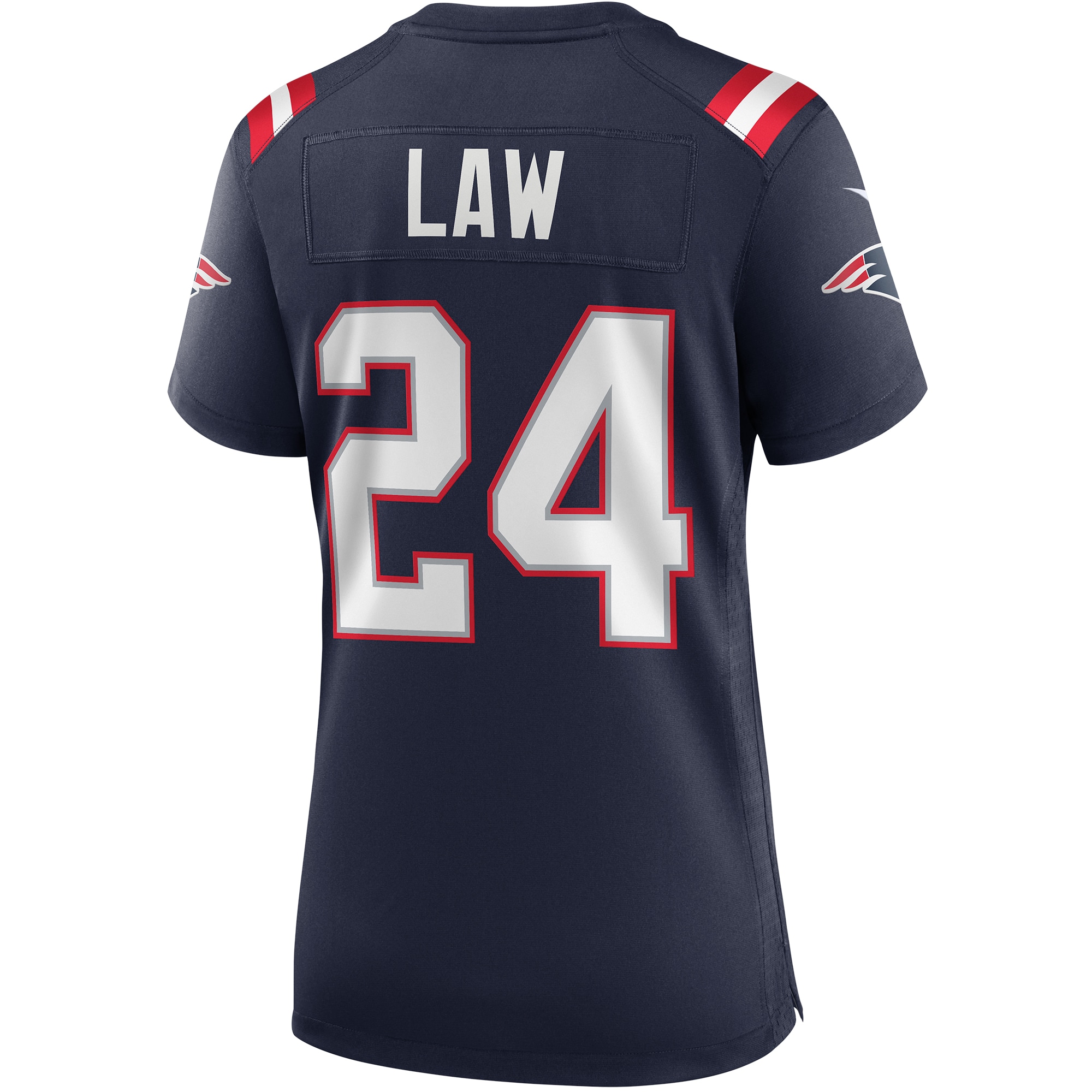 Women's New England Patriots Ty Law Navy Game Retired Player Jersey JS5288 nicesnker - Image 3