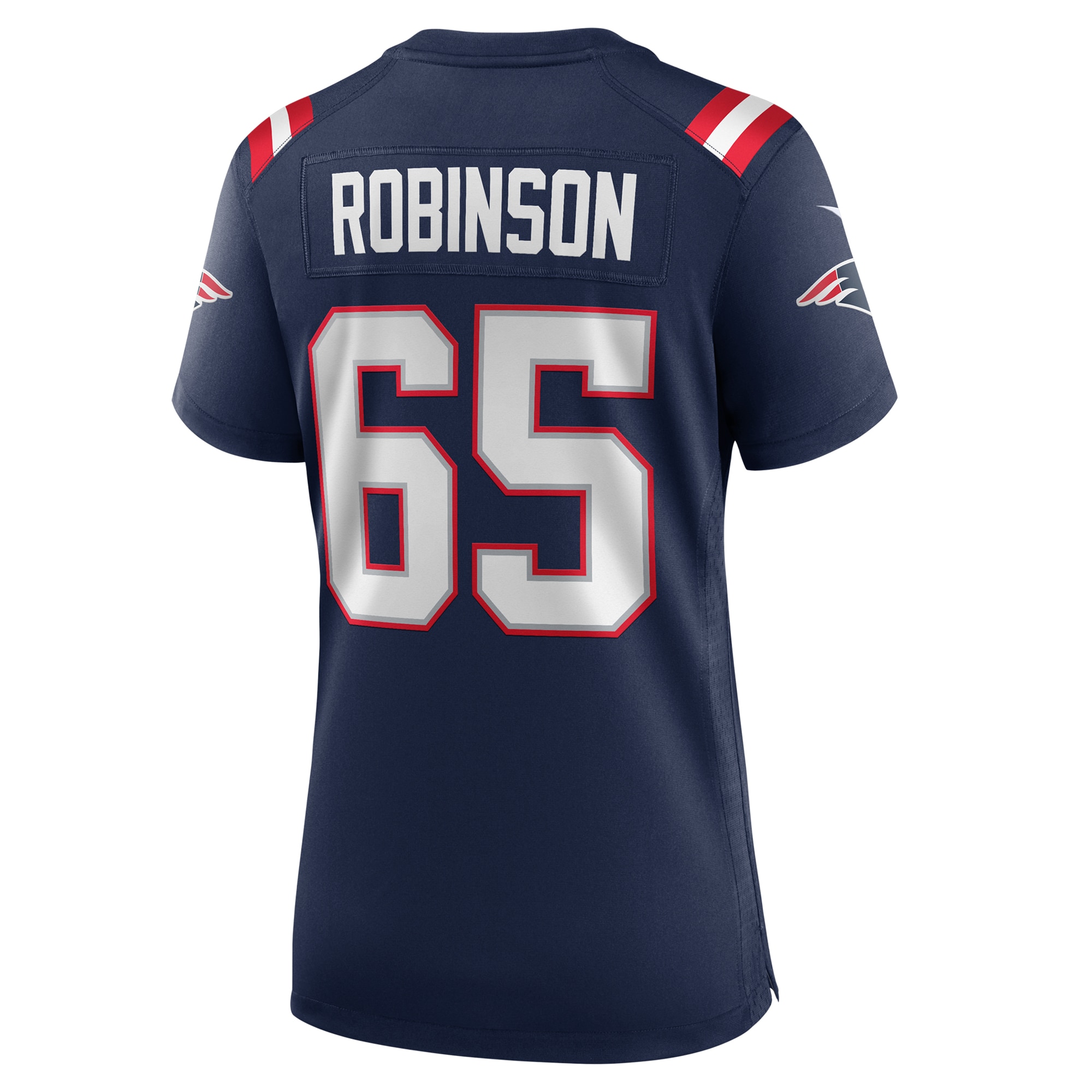 Women's New England Patriots Tyrese Robinson Navy Game Jersey JS1220 nicesnker - Image 3