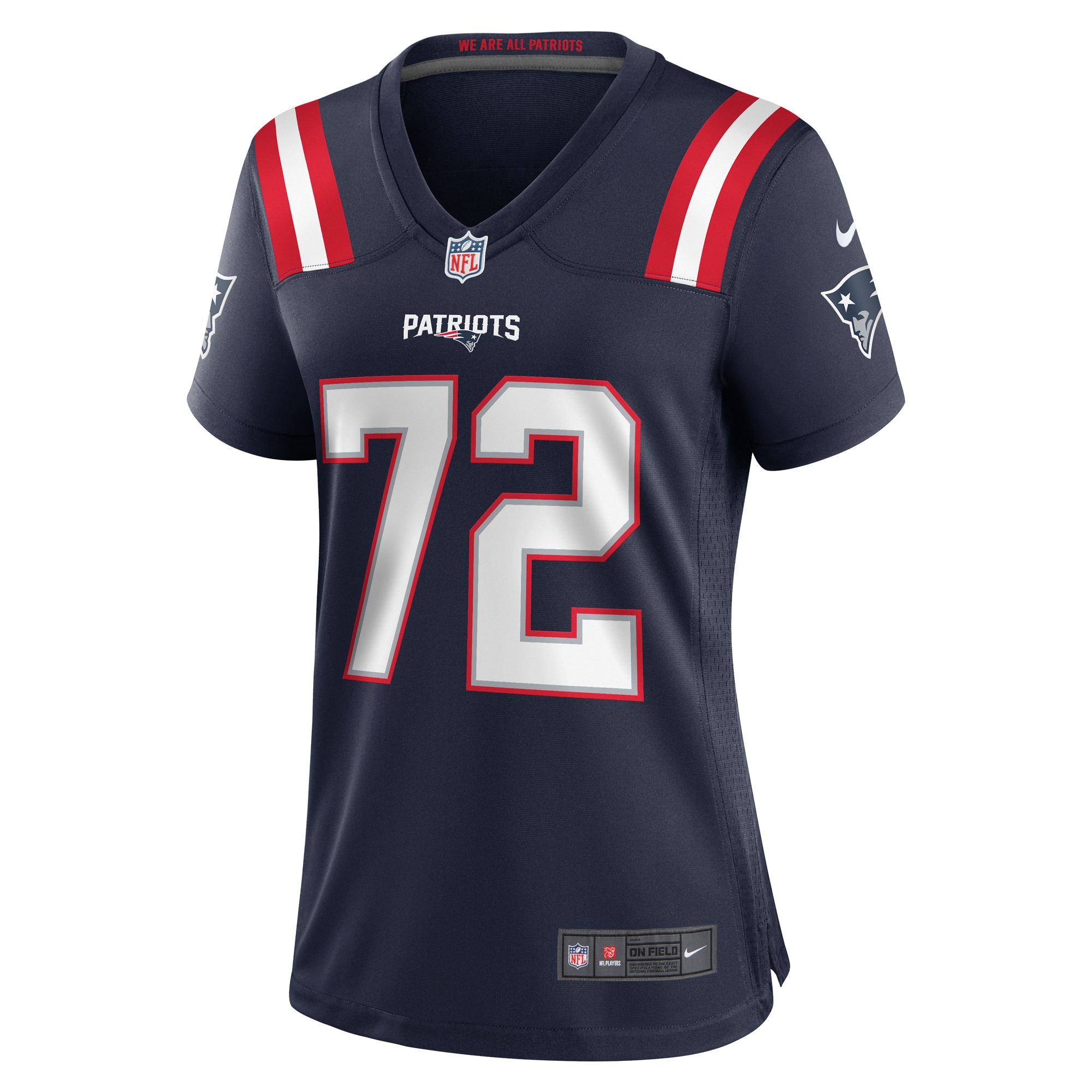 Women's New England Patriots Tyrone Wheatley Navy Team Game Jersey JS5313 nicesnker - Image 2
