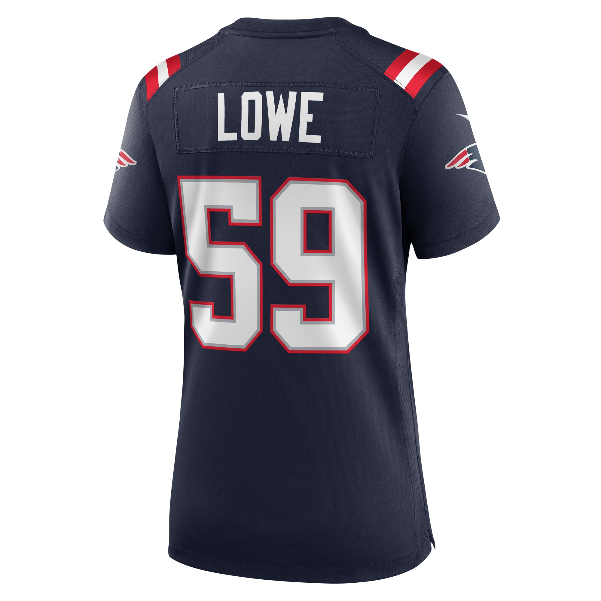 Women's New England Patriots Vederian Lowe Navy Team Game Jersey JS5739 nicesnker - Image 3