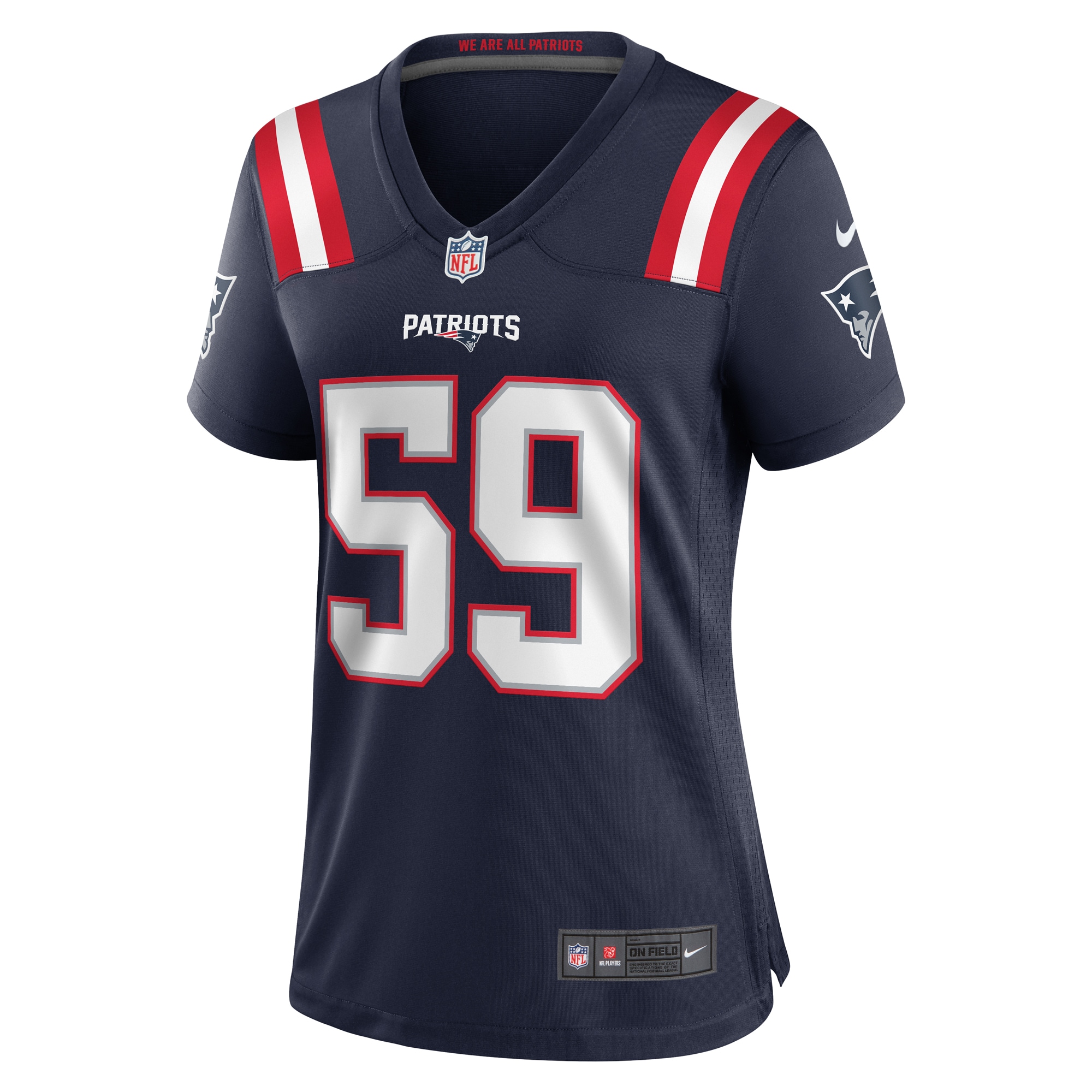 Women's New England Patriots Vederian Lowe Navy Team Game Jersey JS5739 nicesnker - Image 2