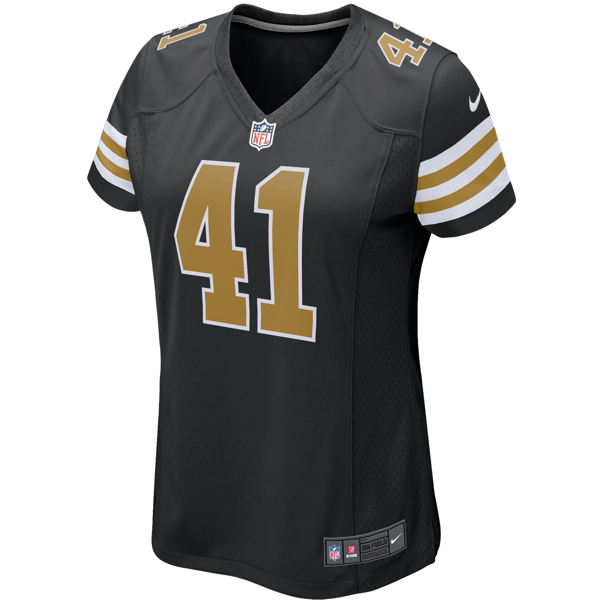 Women's New Orleans Saints Alvin Kamara Black Player Jersey JS1299 nicesnker - Image 2