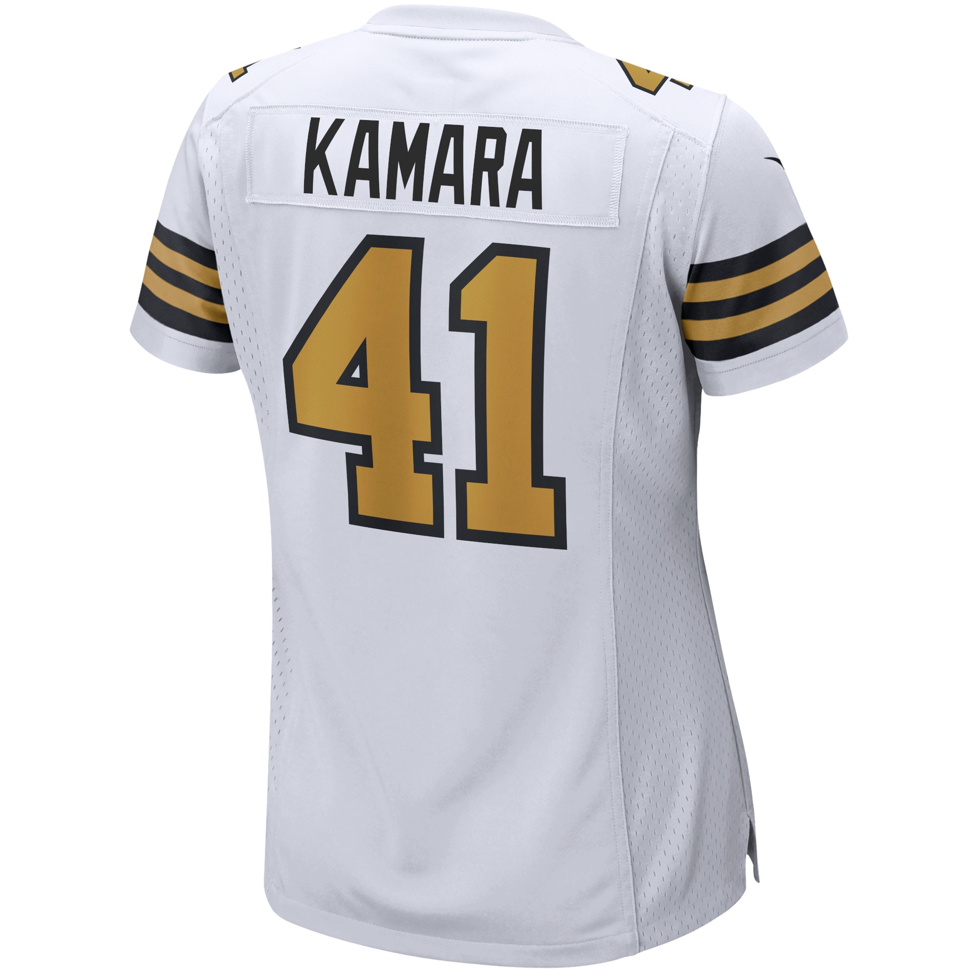 Women's New Orleans Saints Alvin Kamara White Alternate Game Player Jersey JS9919 nicesnker - Image 3