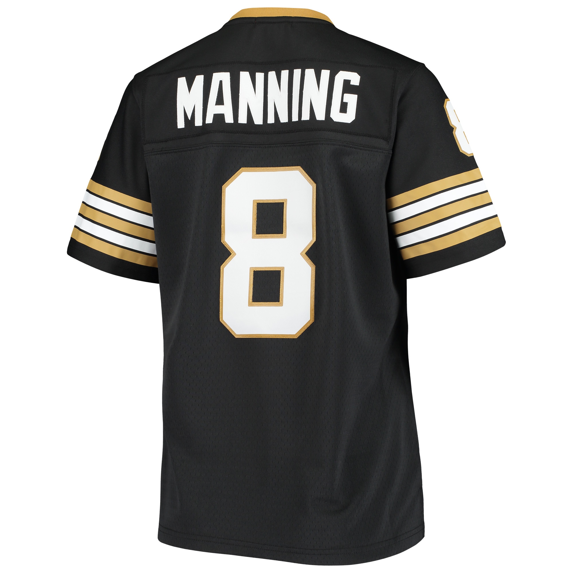 Women's New Orleans Saints Archie Manning Mitchell & Ness Black 1979 Legacy Jersey JS4202 nicesnker - Image 3