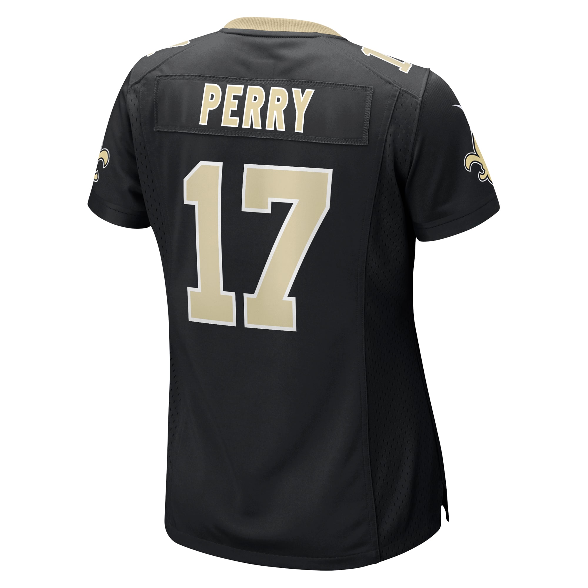 Women's New Orleans Saints A.T. Perry Black Team Game Jersey JS4122 nicesnker - Image 3
