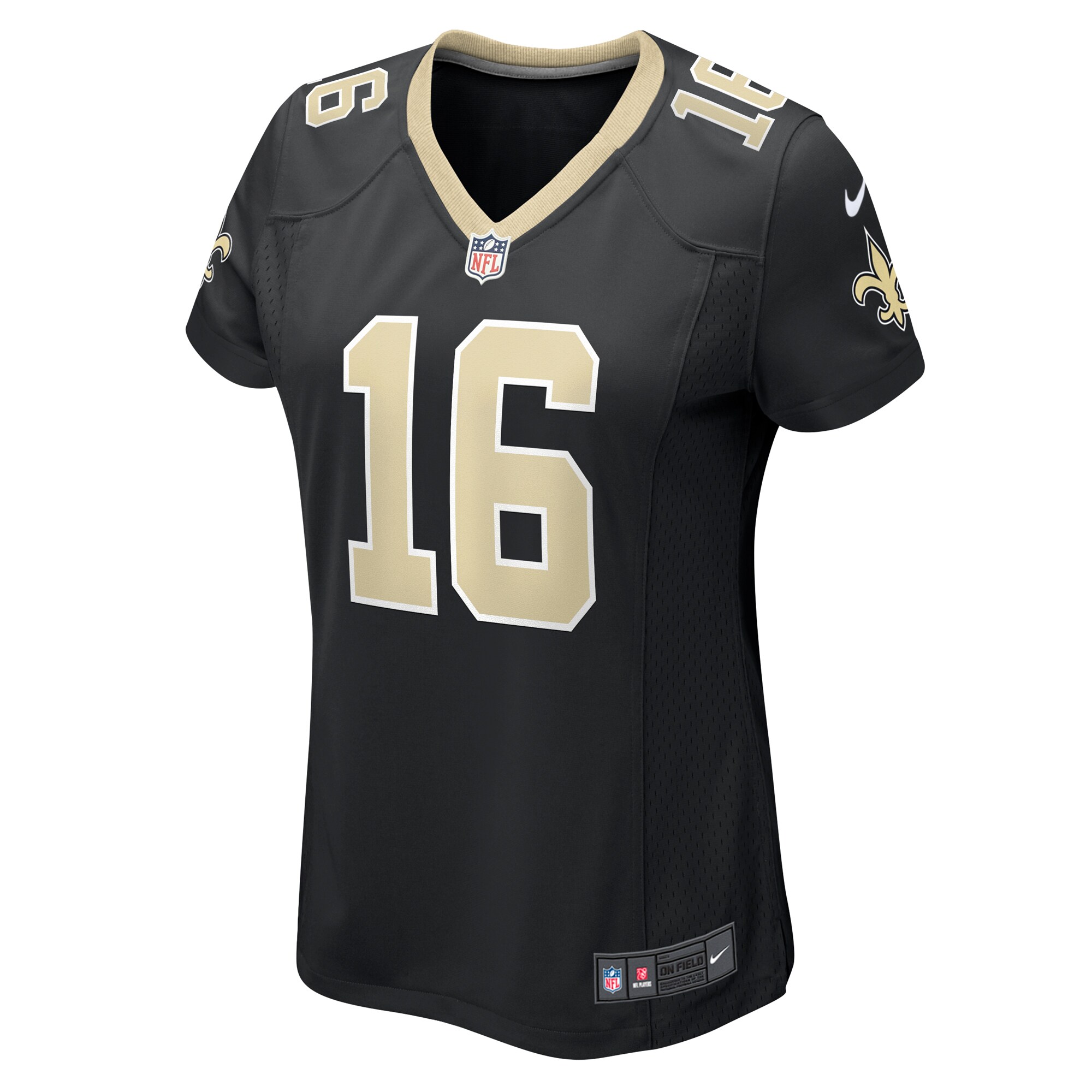 Women's New Orleans Saints Bub Means Black Game Jersey JS6199 nicesnker - Image 2