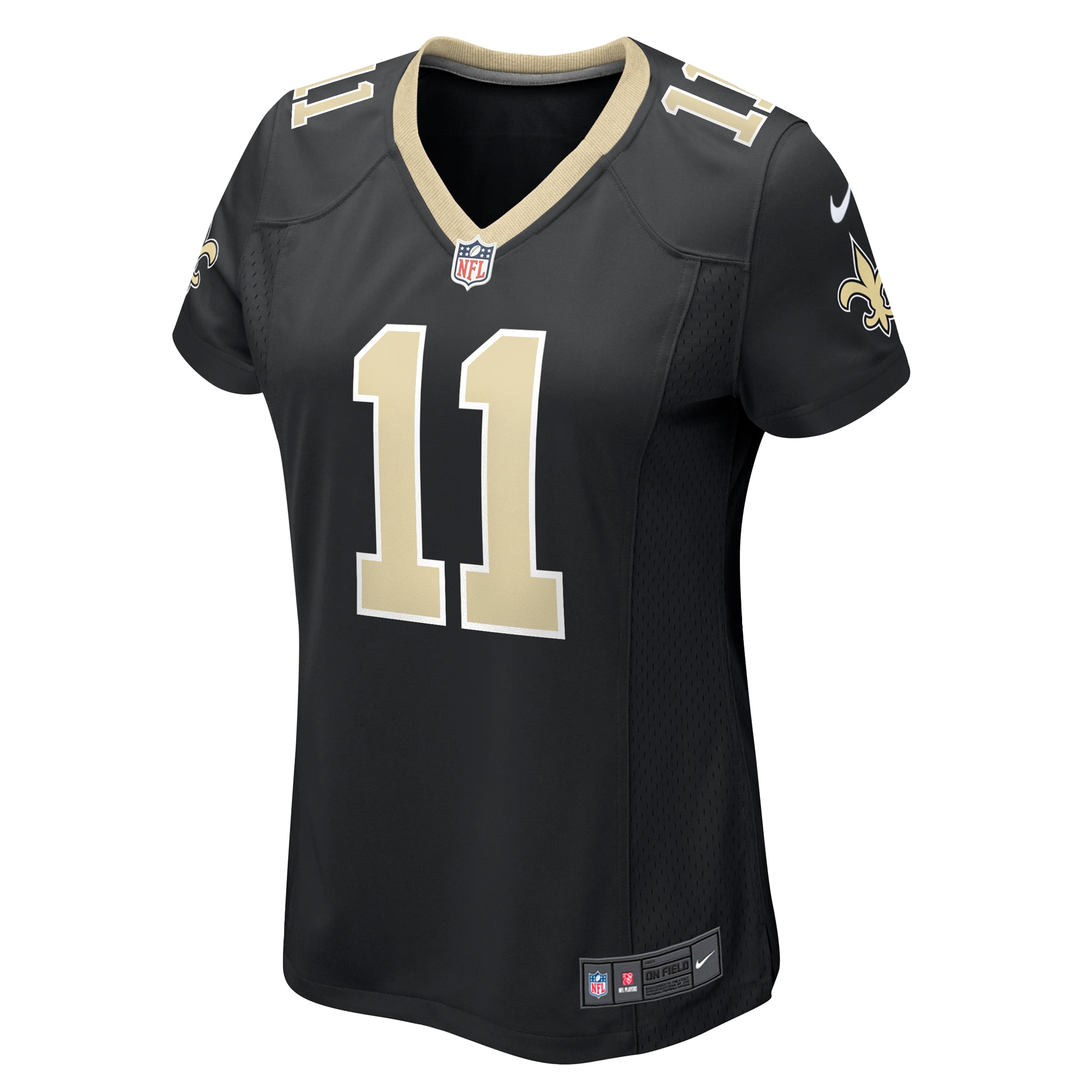 Women's New Orleans Saints Cameron Dantzler Sr Black Game Jersey JS7566 nicesnker - Image 2