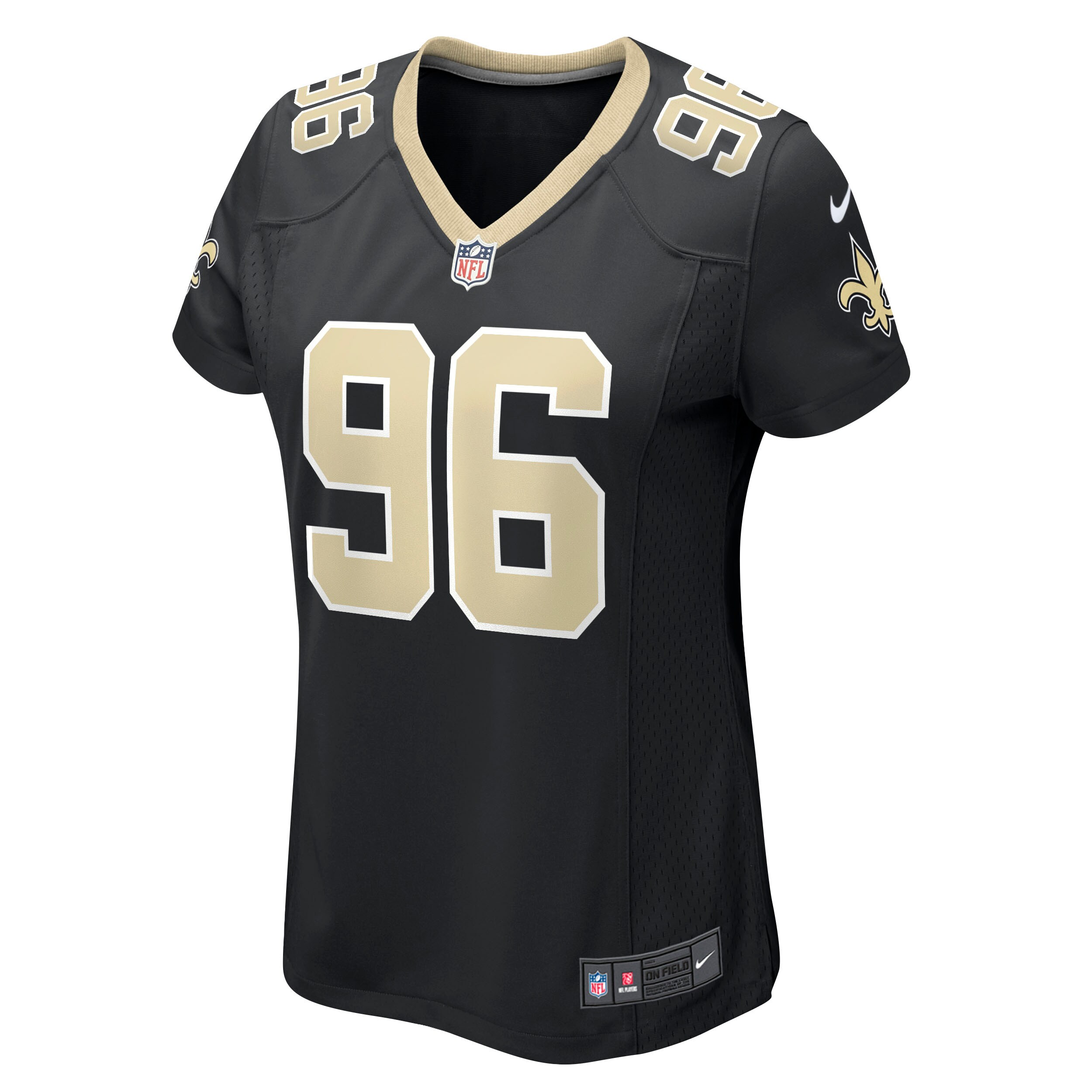 Women's New Orleans Saints Carl Granderson Black Game Jersey JS9349 nicesnker - Image 2