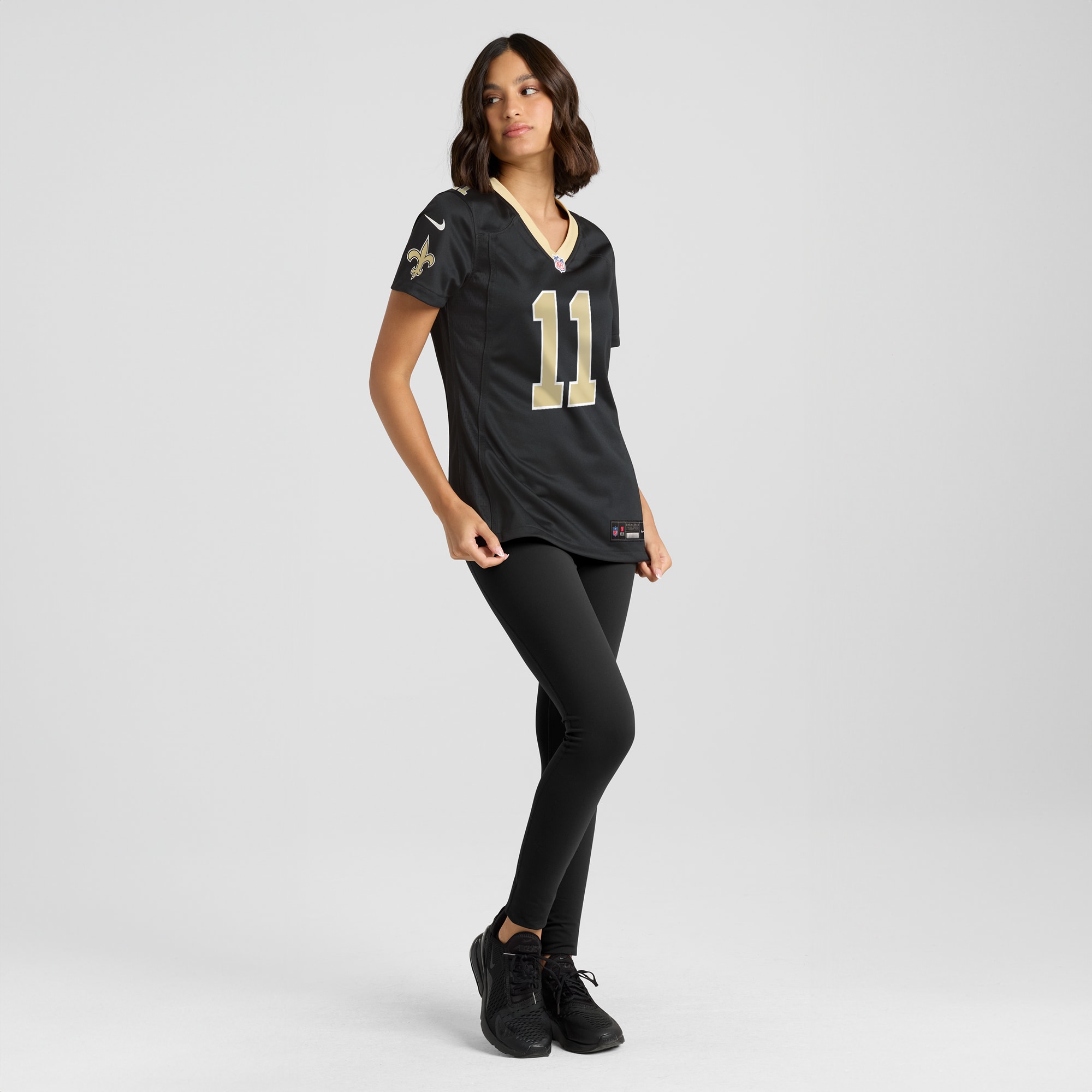 Women's New Orleans Saints Cedrick Wilson Jr. Black Game Jersey JS3279 nicesnker - Image 4