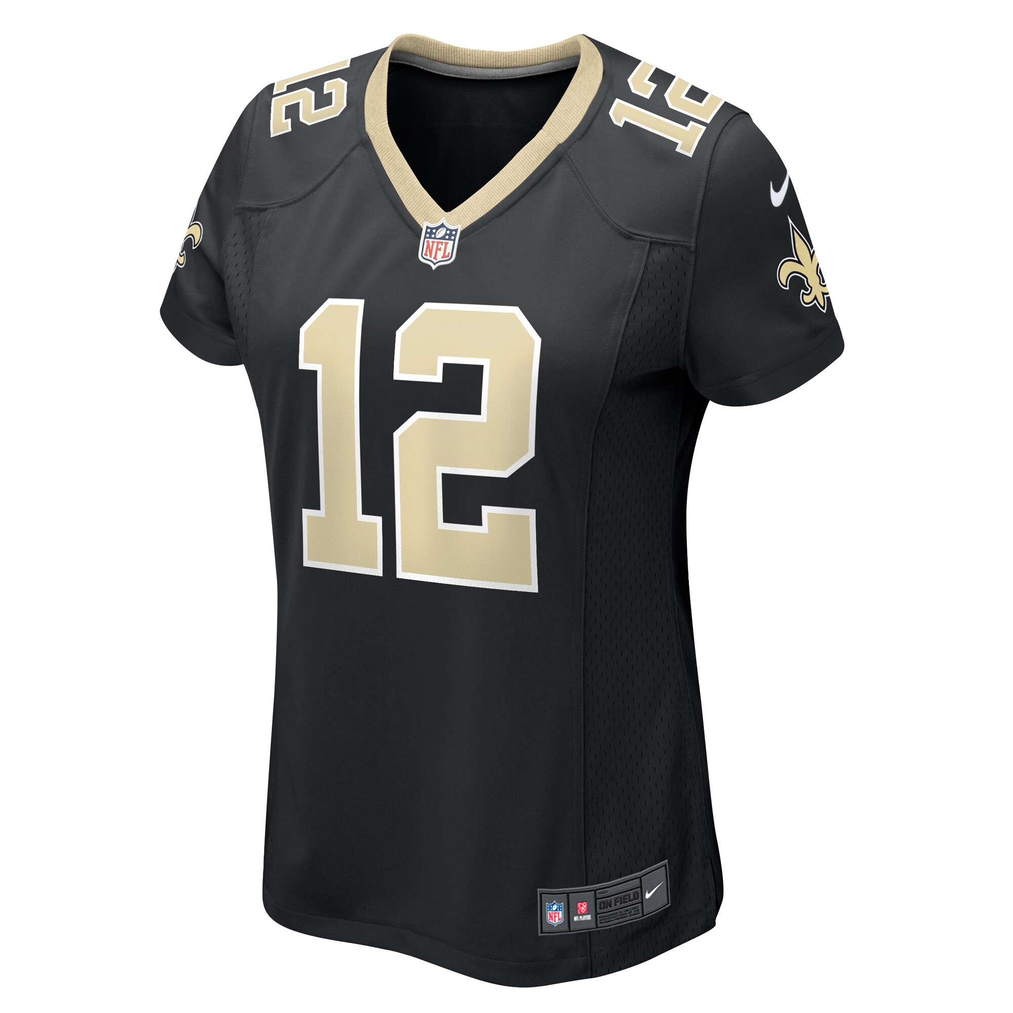 Women's New Orleans Saints Chris Olave Black Game Player Jersey JS3500 nicesnker - Image 2