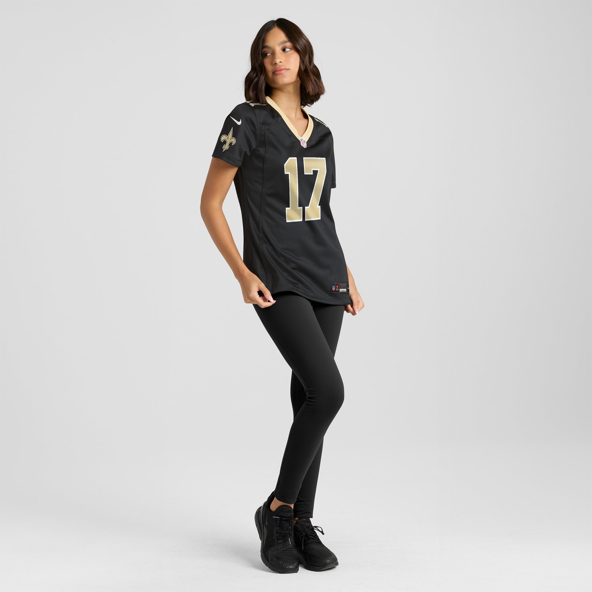 Women's New Orleans Saints Dante Pettis Black Game Jersey JS3426 nicesnker - Image 4