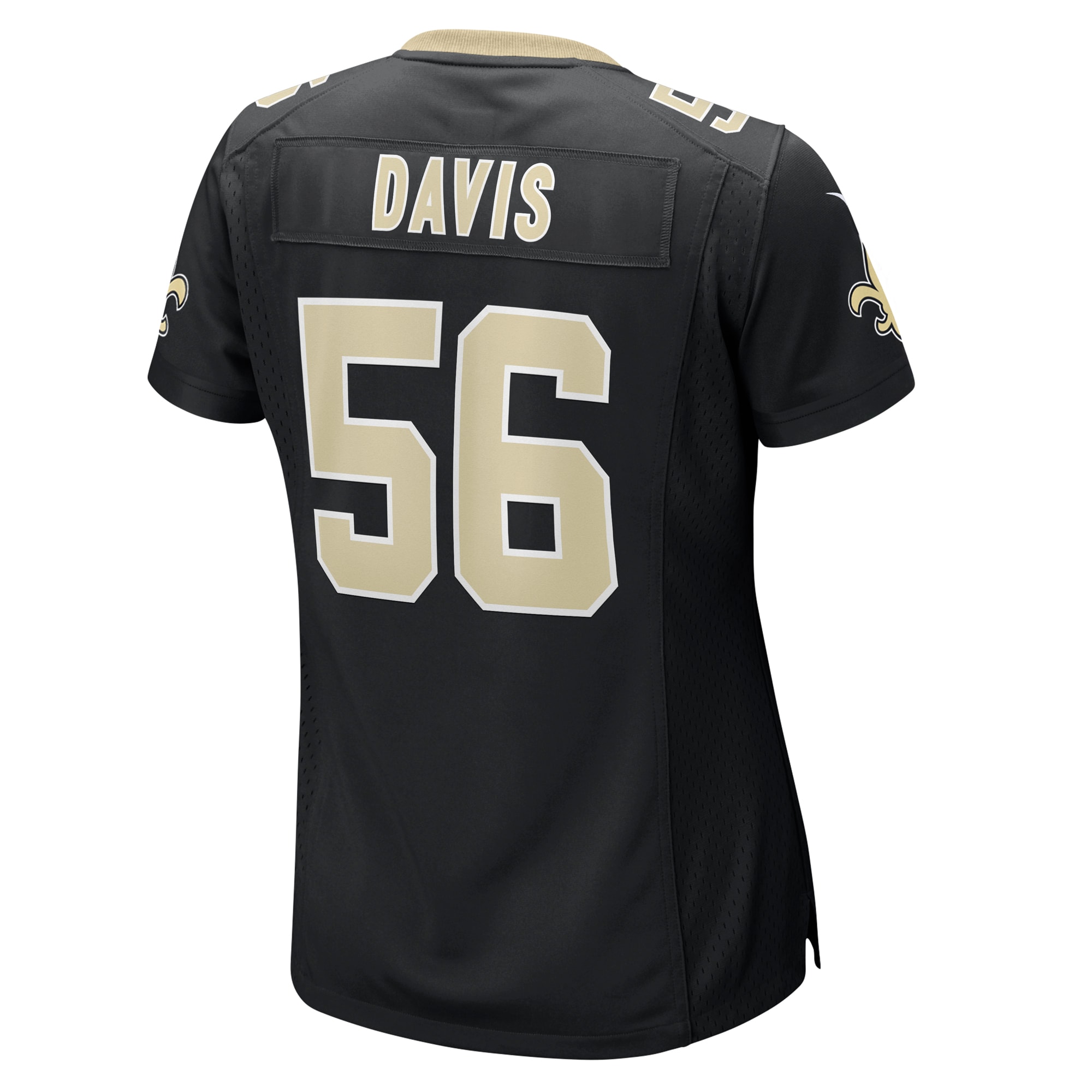 Women's New Orleans Saints Demario Davis Black Game Jersey JS8763 nicesnker - Image 3