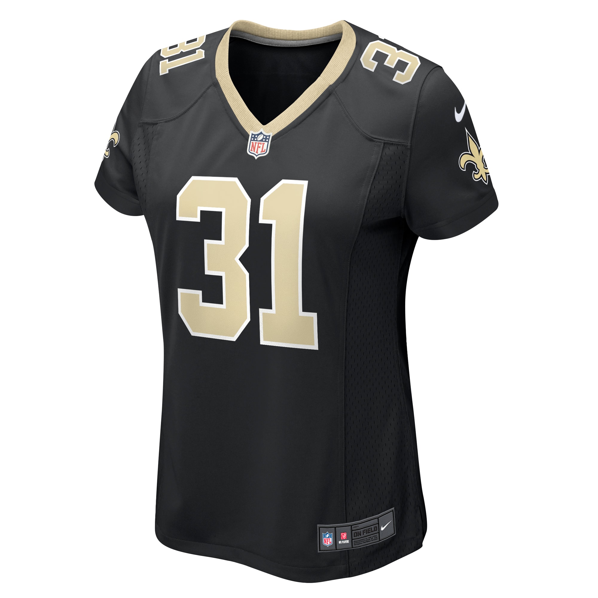 Women's New Orleans Saints Howden Black Team Game Jersey JS1595 nicesnker - Image 2