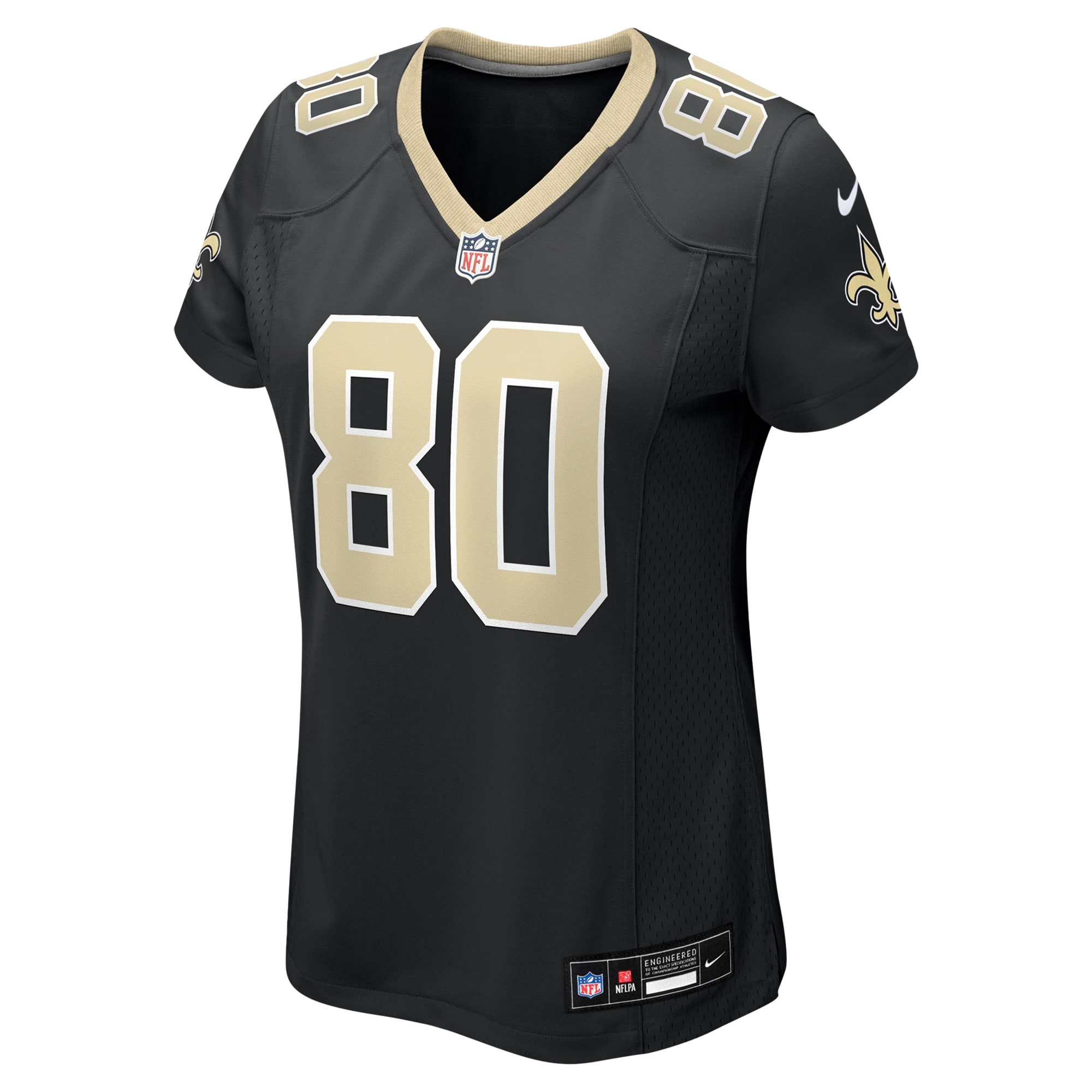 Women's New Orleans Saints Jermaine Jackson Black Game Jersey JS2910 nicesnker - Image 2