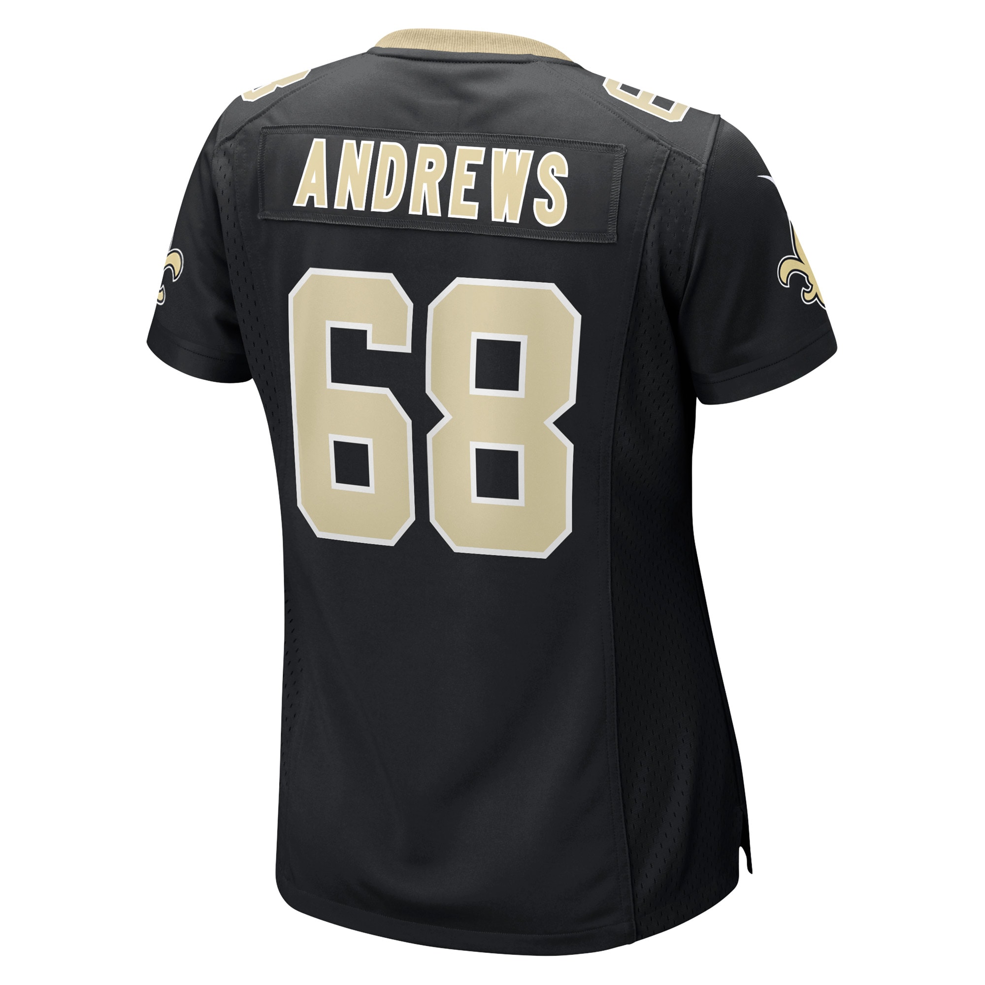 Women's New Orleans Saints Josh Andrews Black Game Player Jersey JS2443 nicesnker - Image 3