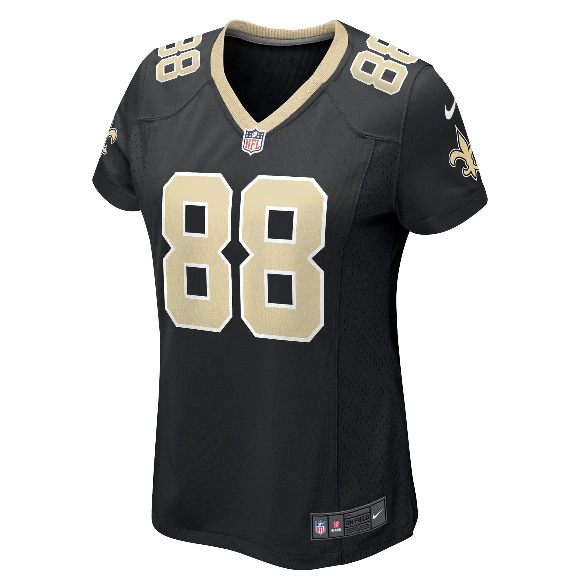Women's New Orleans Saints J.P. Holtz Black Game Player Jersey JS9246 nicesnker - Image 2