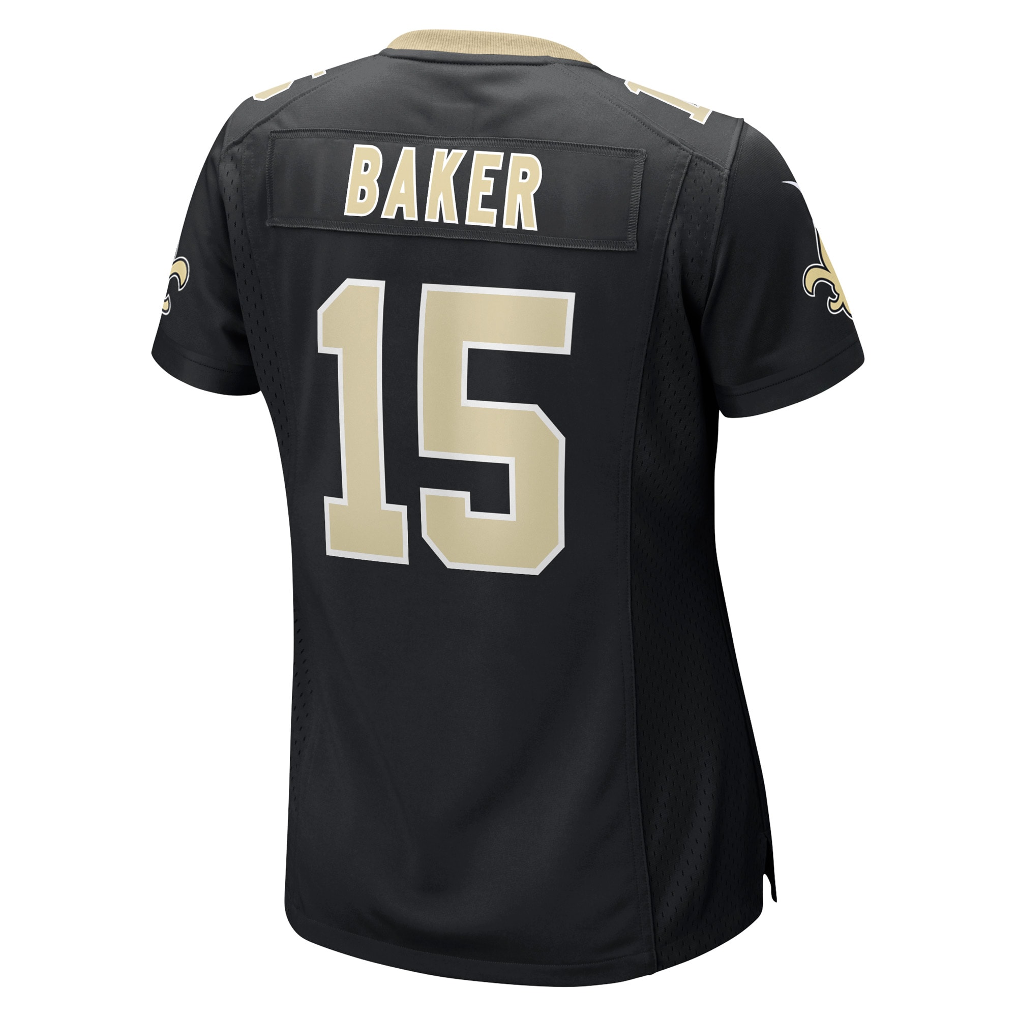 Women's New Orleans Saints Kawaan Baker Black Game Player Jersey JS5872 nicesnker - Image 3