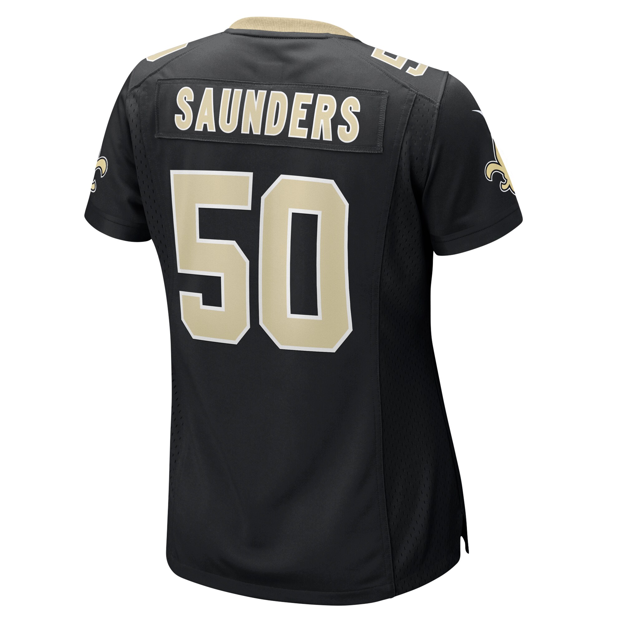 Women's New Orleans Saints Khalen Saunders Black Game Jersey JS1675 nicesnker - Image 3