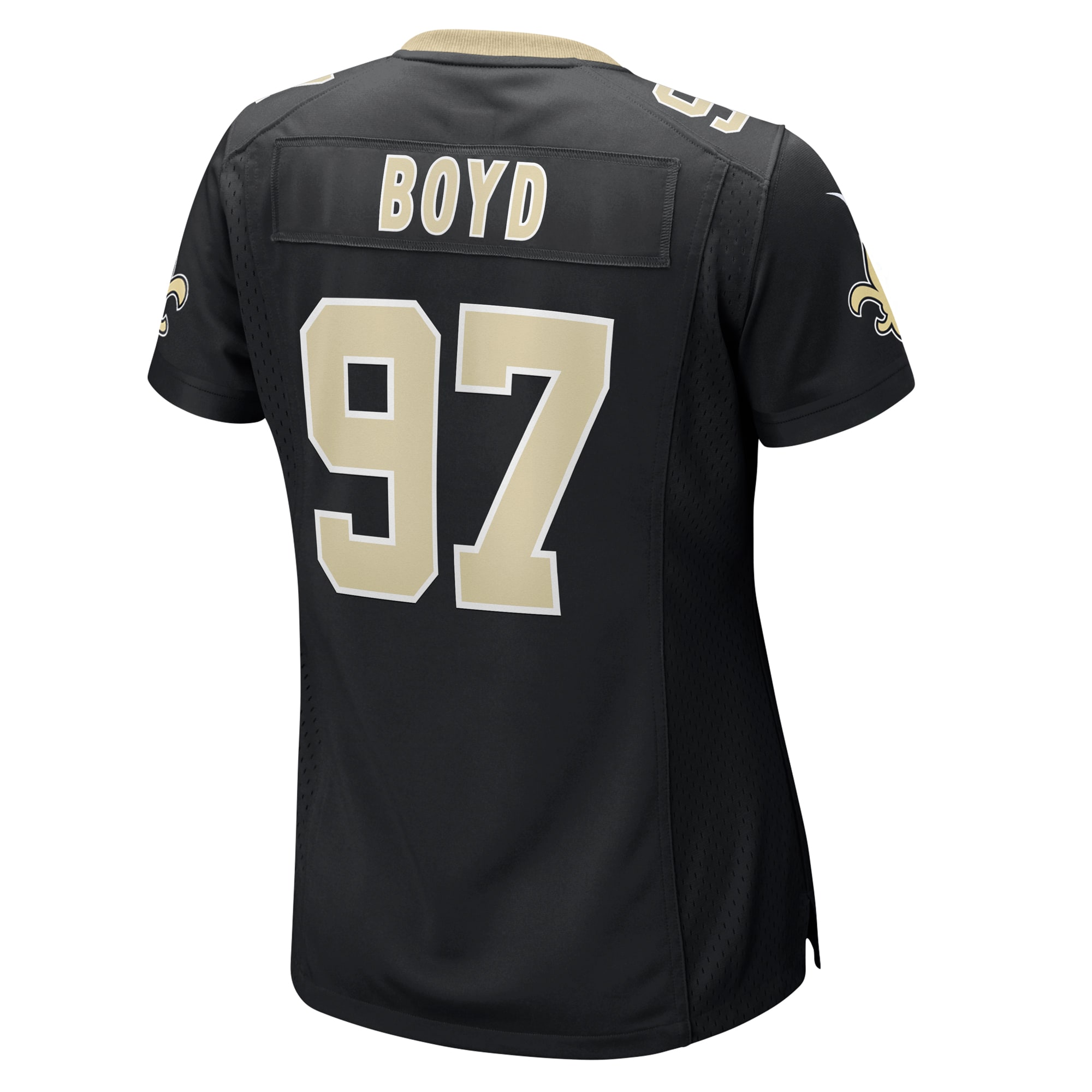 Women's New Orleans Saints Khristian Boyd Black Game Jersey JS8365 nicesnker - Image 3