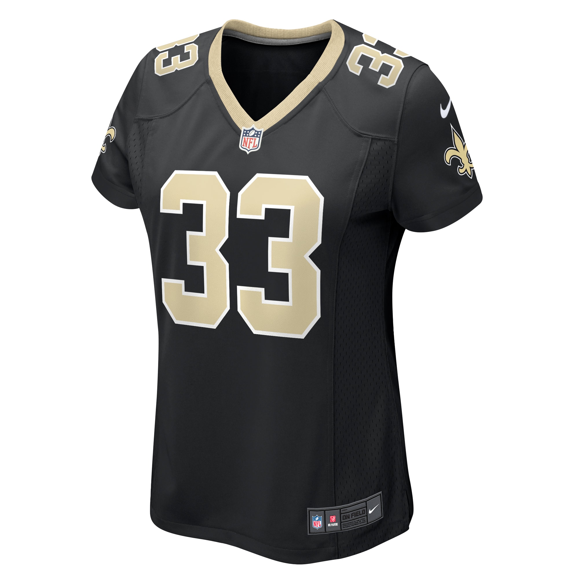 Women's New Orleans Saints Kirk Merritt Black Team Game Jersey JS8465 nicesnker - Image 2