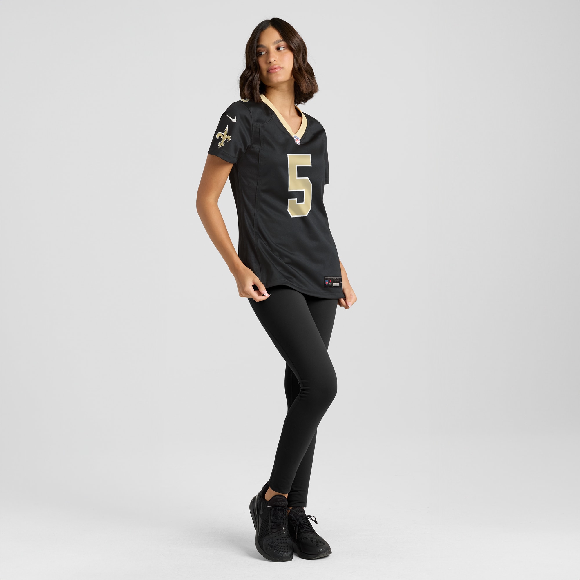 Women's New Orleans Saints Lynn Bowden Jr. Black Team Game Jersey JS7881 nicesnker - Image 4