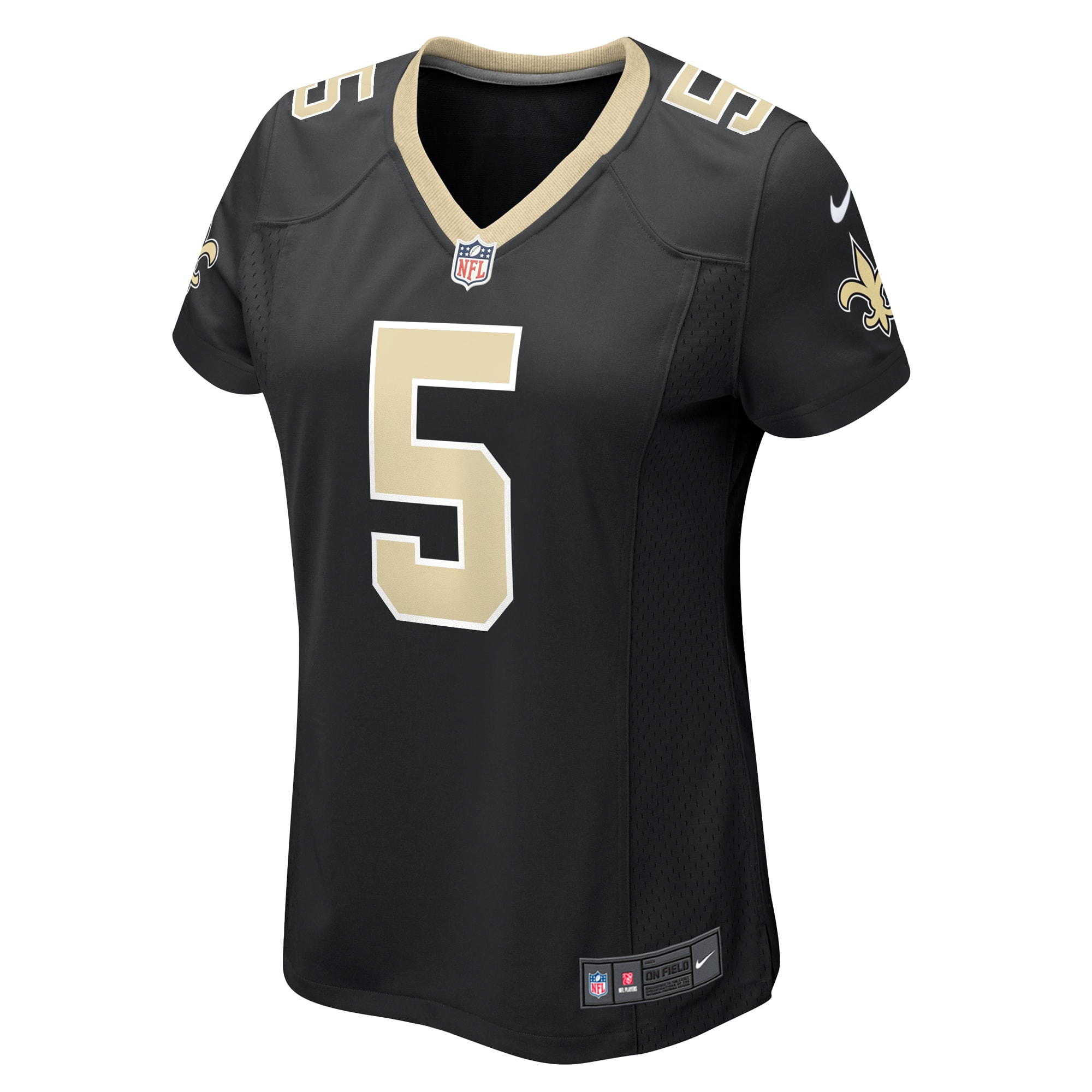 Women's New Orleans Saints Lynn Bowden Jr. Black Team Game Jersey JS7881 nicesnker - Image 2