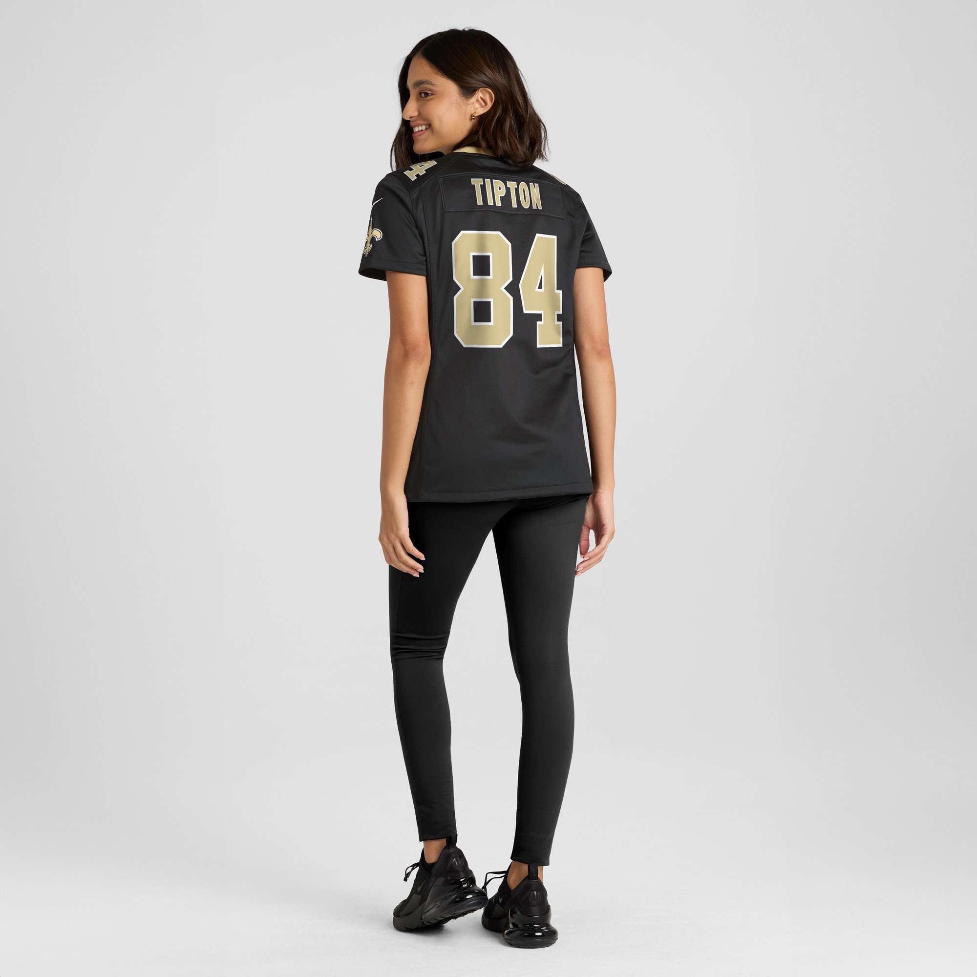 Women's New Orleans Saints Mason Tipton Black Game Jersey JS8504 nicesnker - Image 5