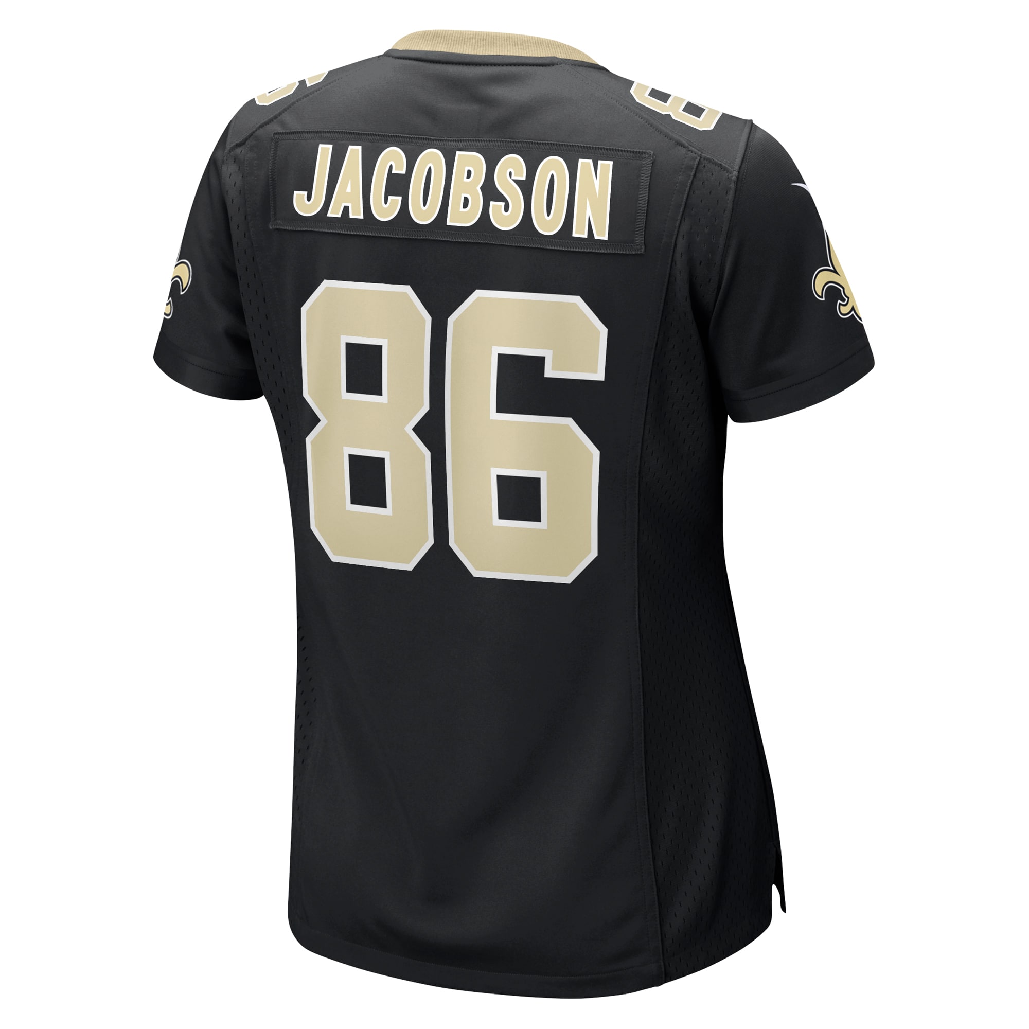 Women's New Orleans Saints Michael Jacobson Black Game Jersey JS7284 nicesnker - Image 3