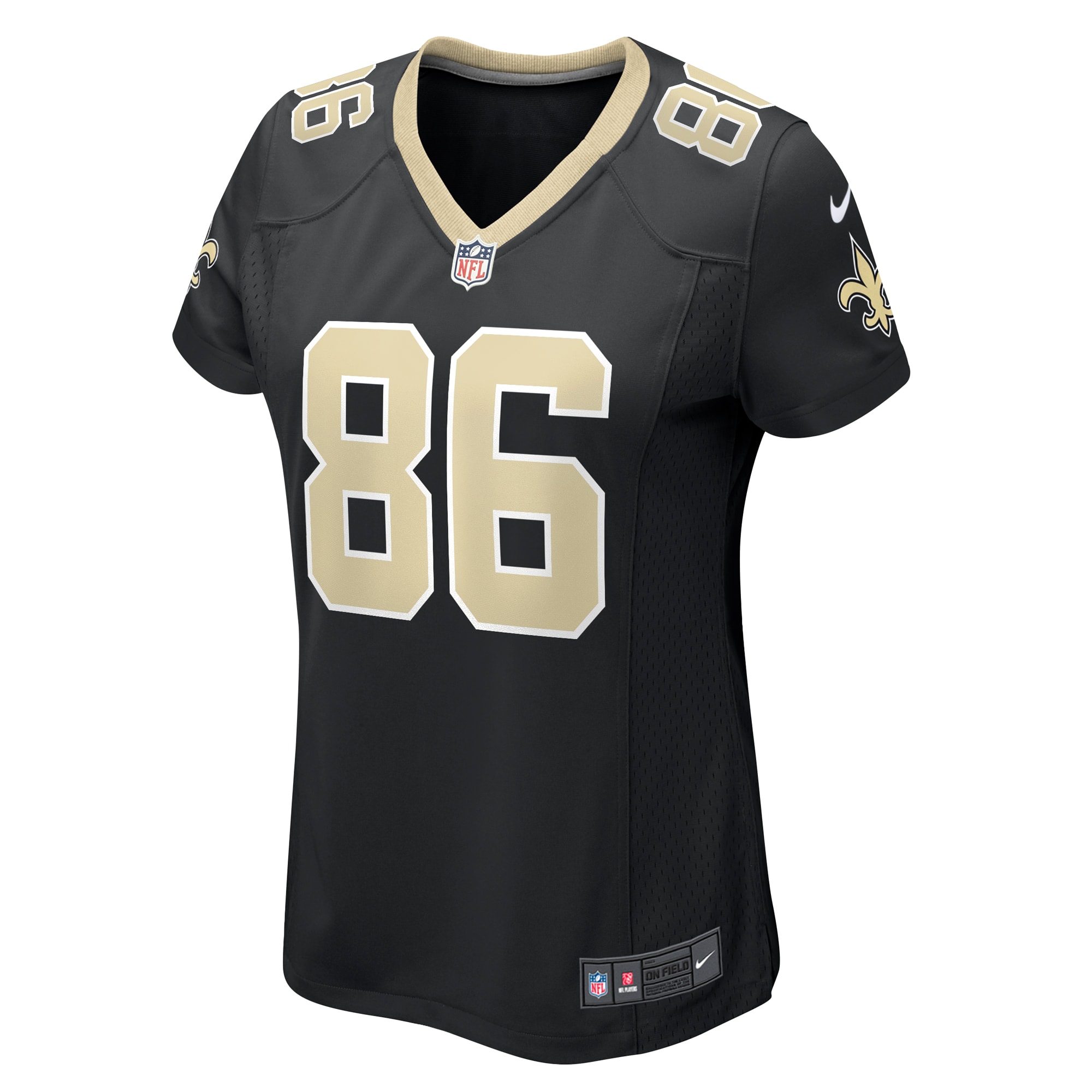 Women's New Orleans Saints Michael Jacobson Black Game Jersey JS7284 nicesnker - Image 2